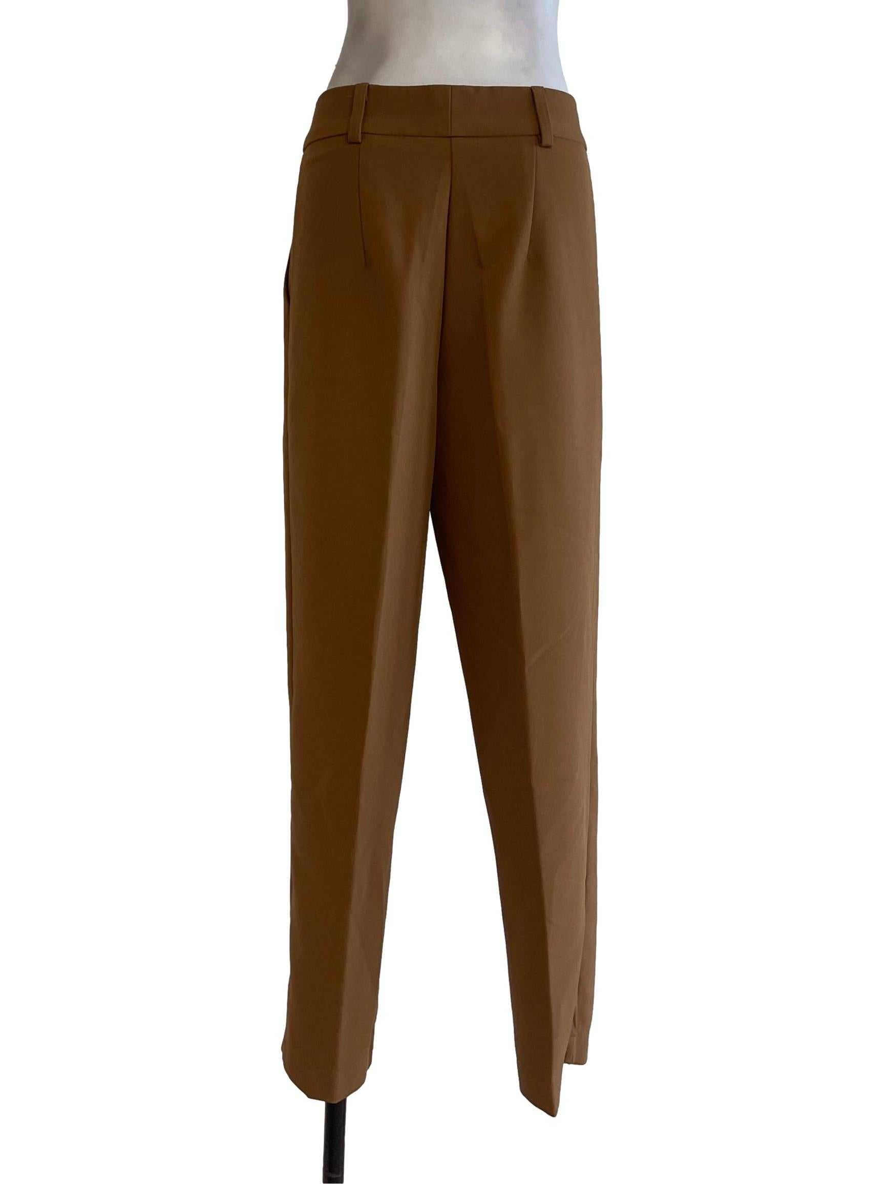 Brown Plain Slacks