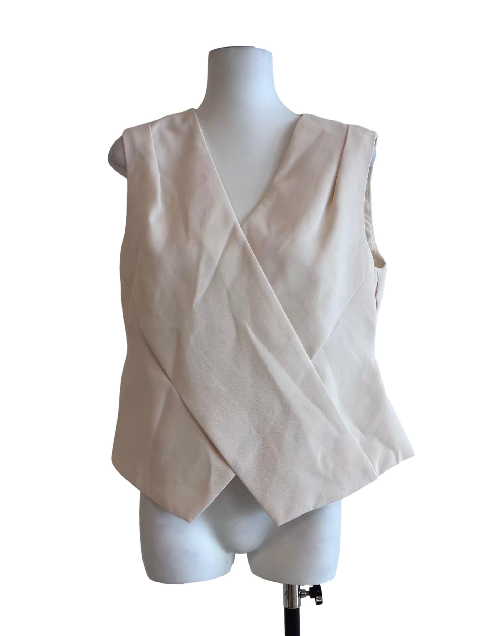 Coconut White Sleeveless Top