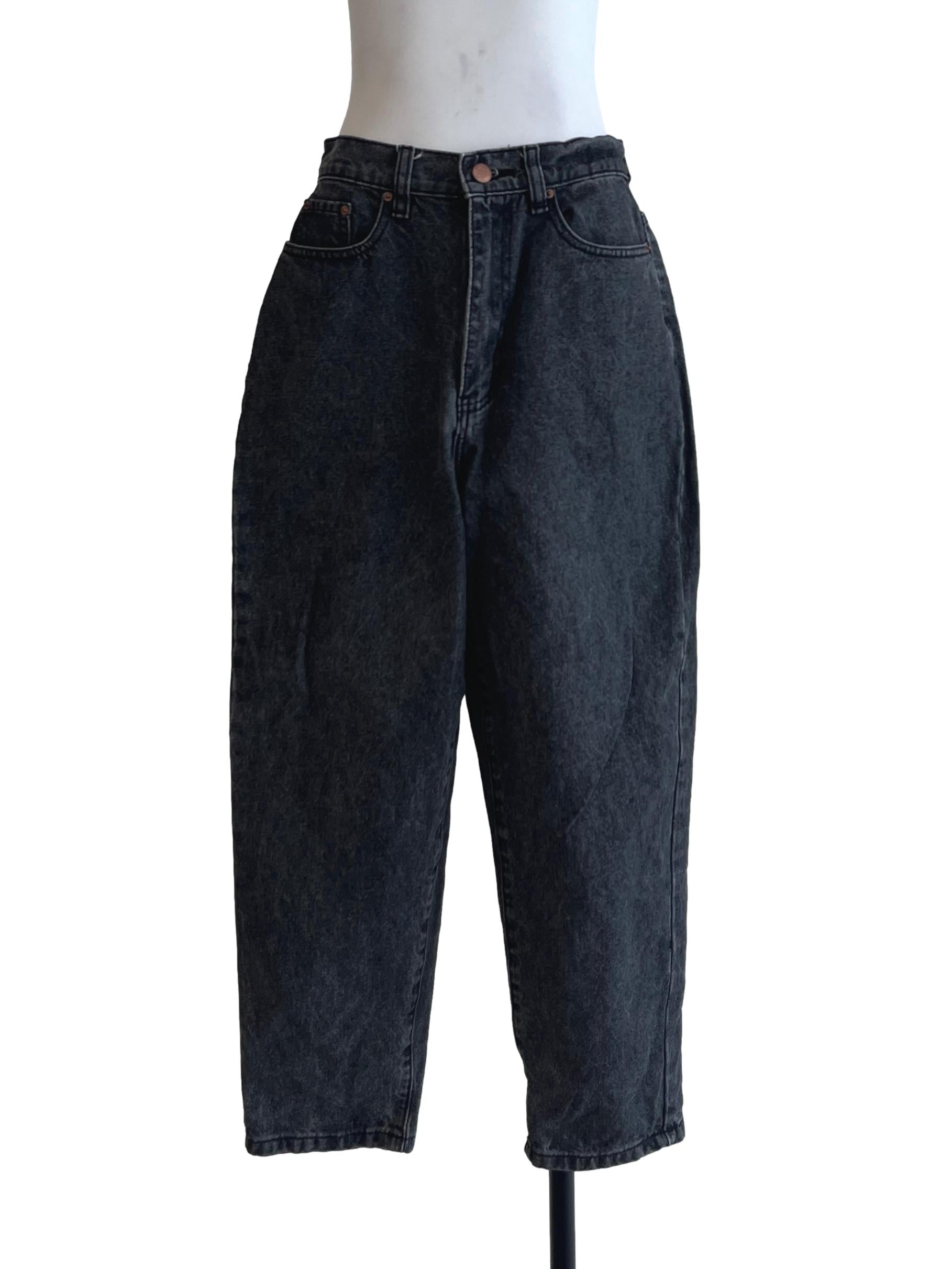 Pebble Grey Dad Jeans