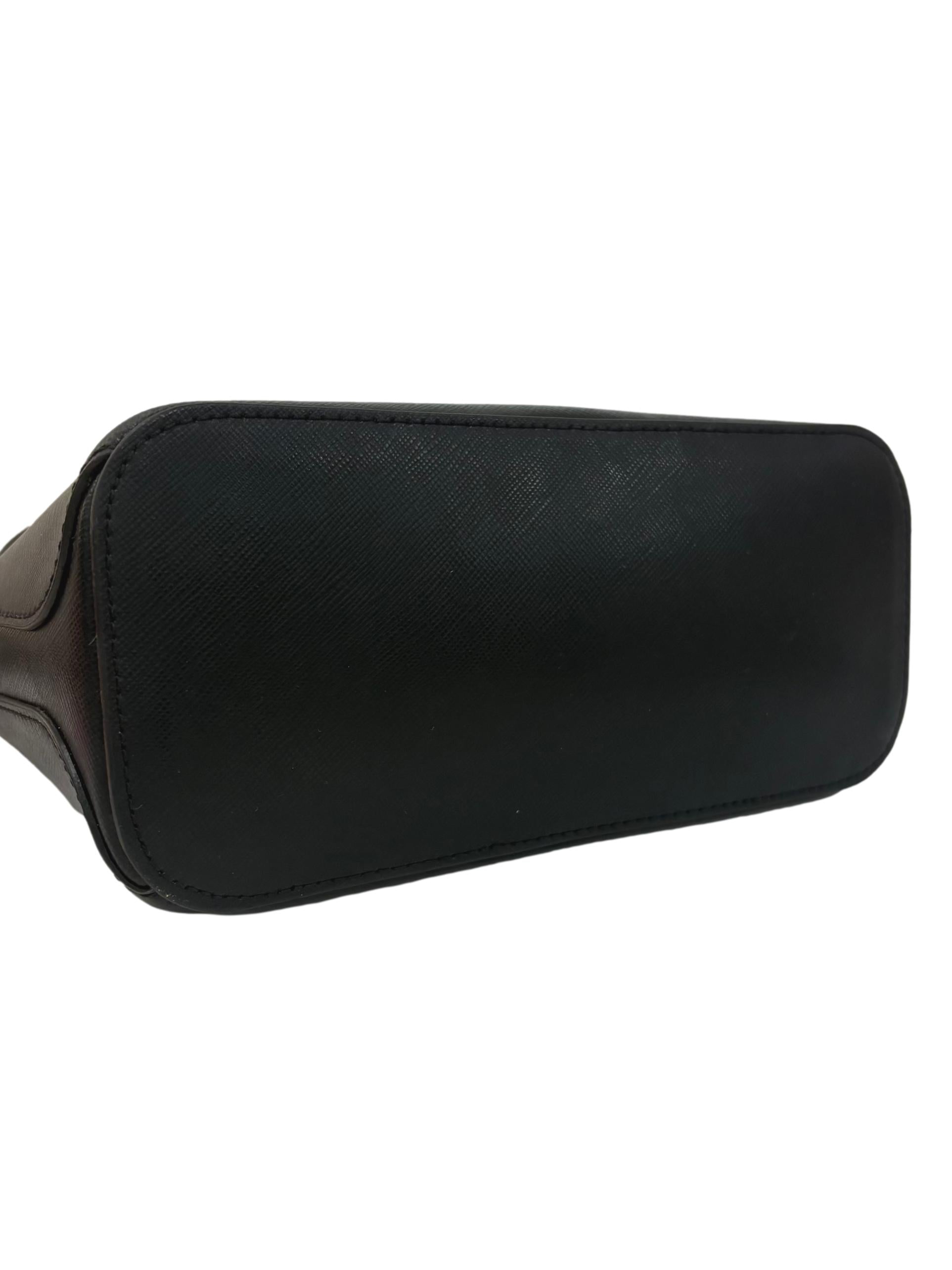 Black Leather Payton Dome Crossbody Bag CSN