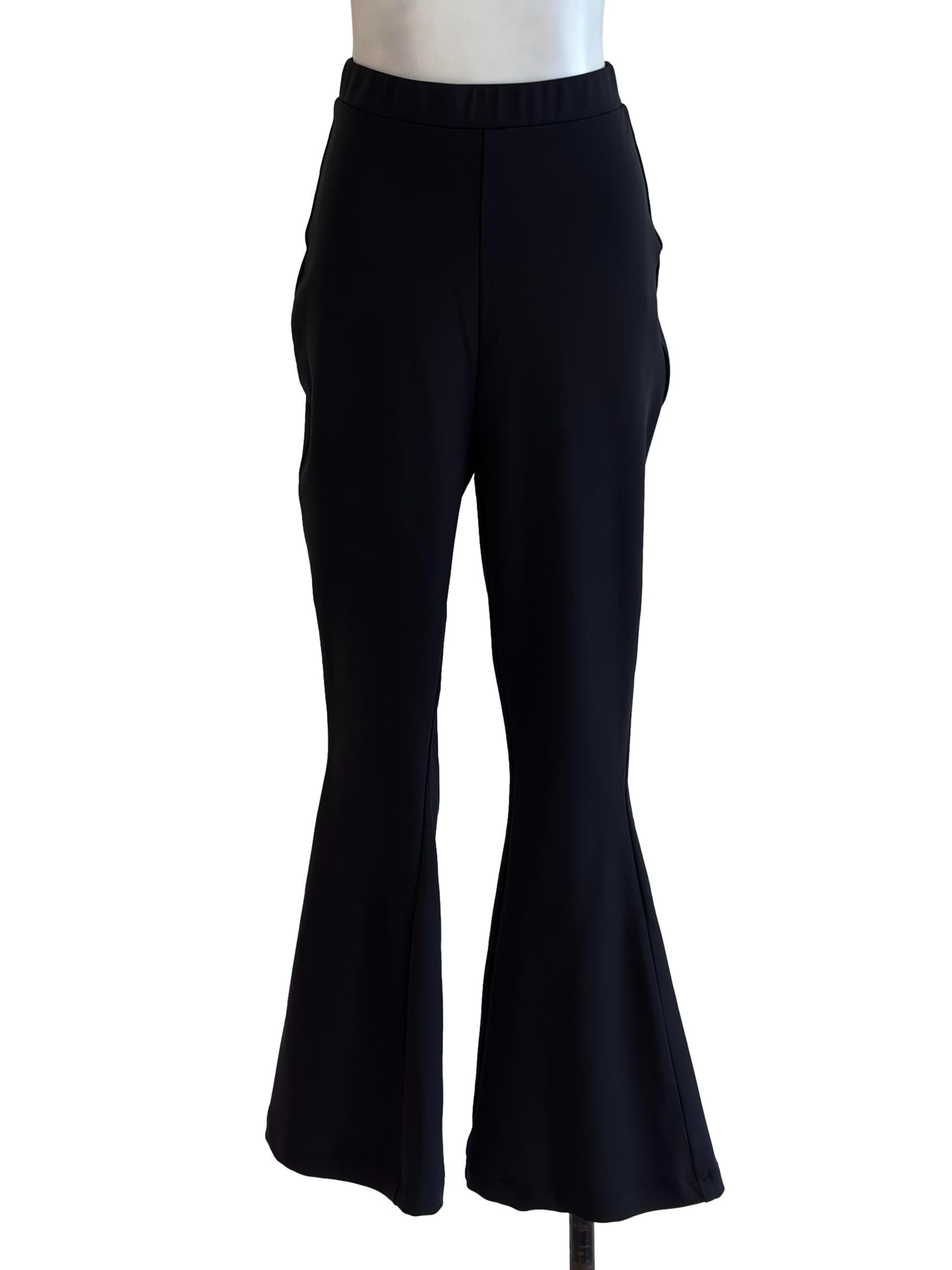 Black Flare Migra Pants