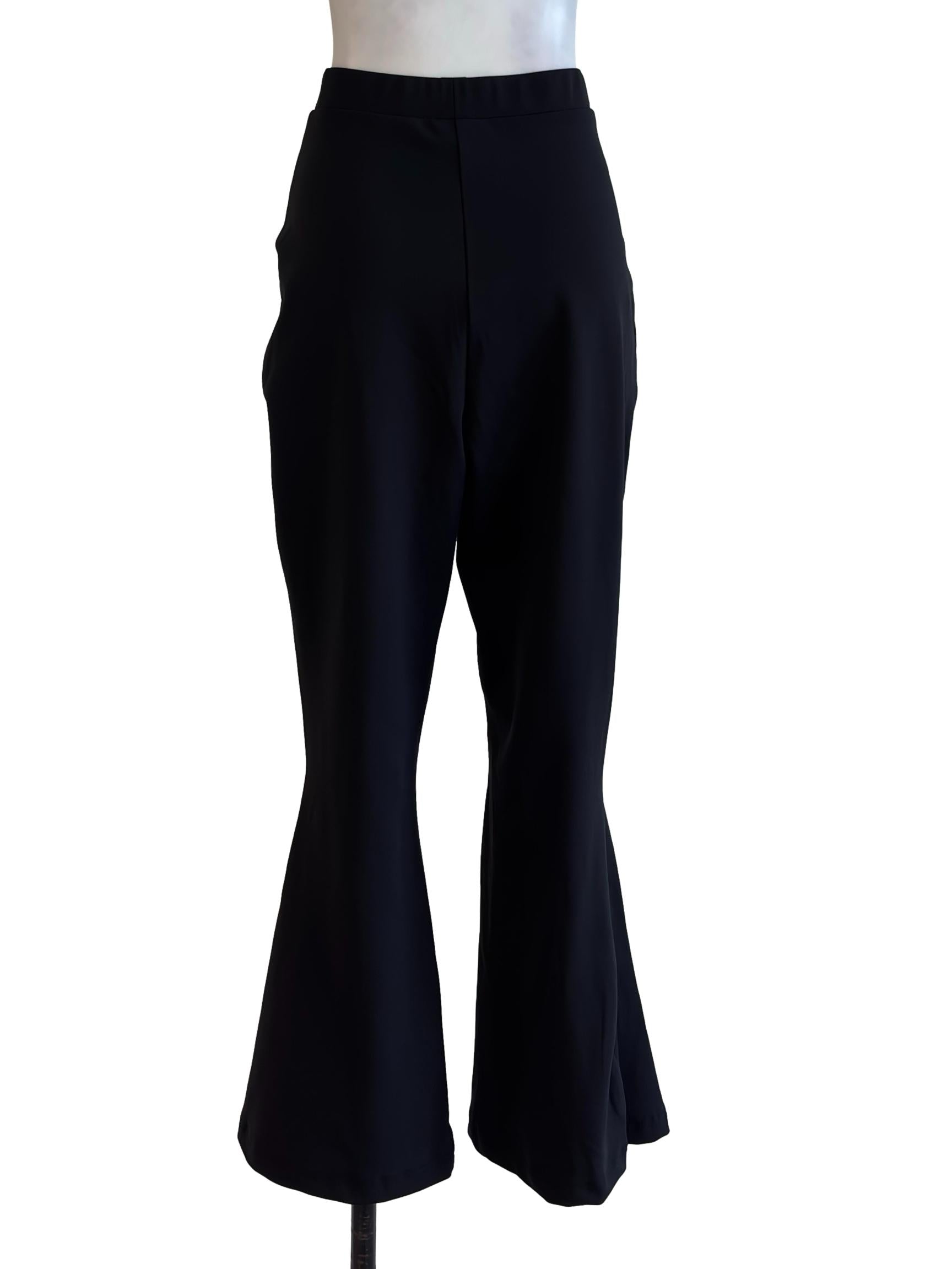 Black Flare Migra Pants