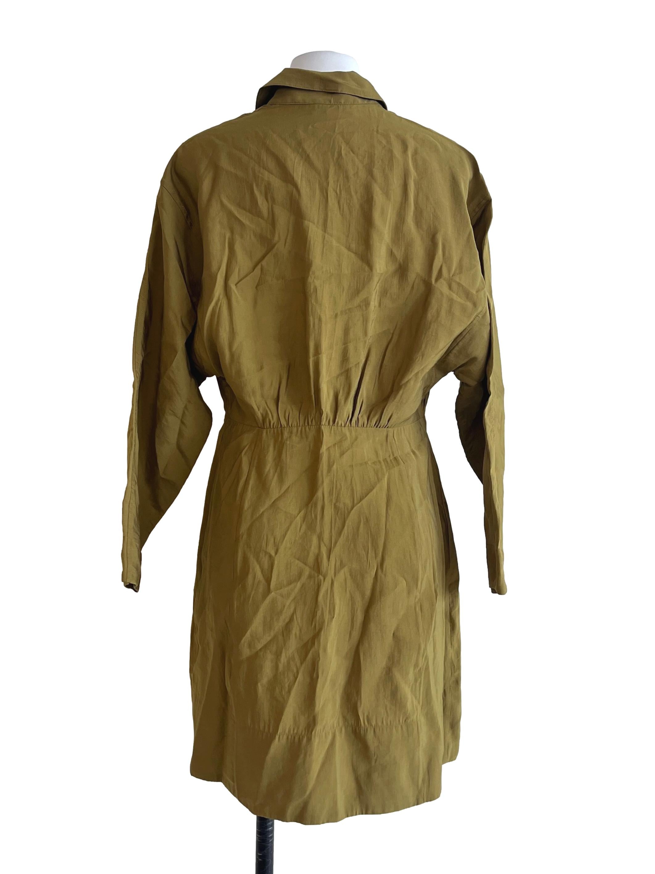 Dijon Yellow Shirt Dress