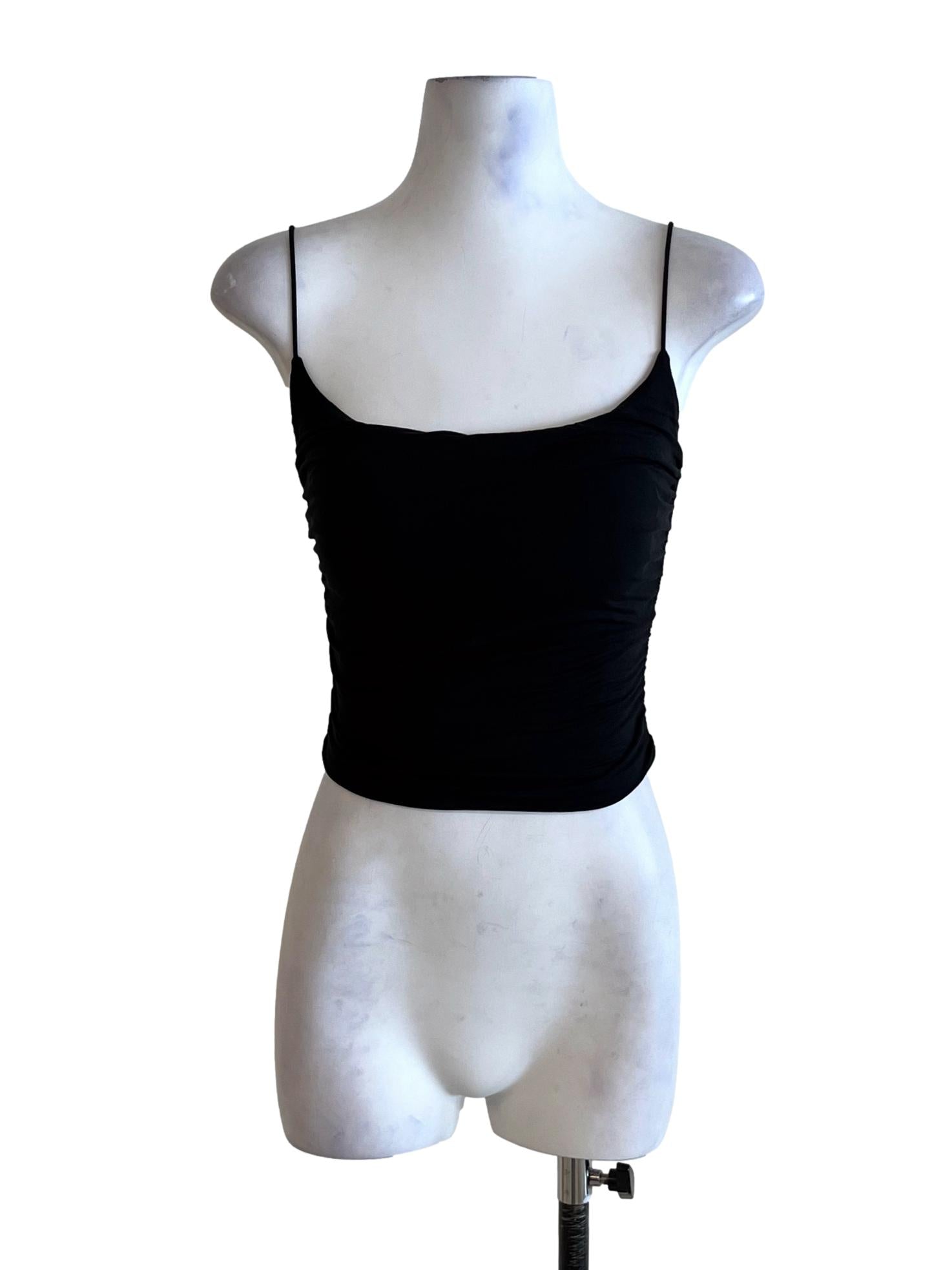 Black Spaghetti Strap Tank Top