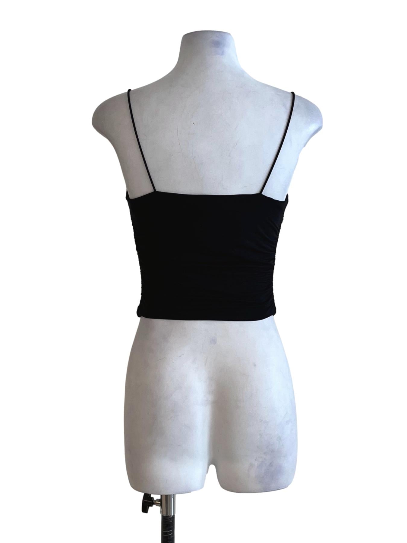 Black Spaghetti Strap Tank Top