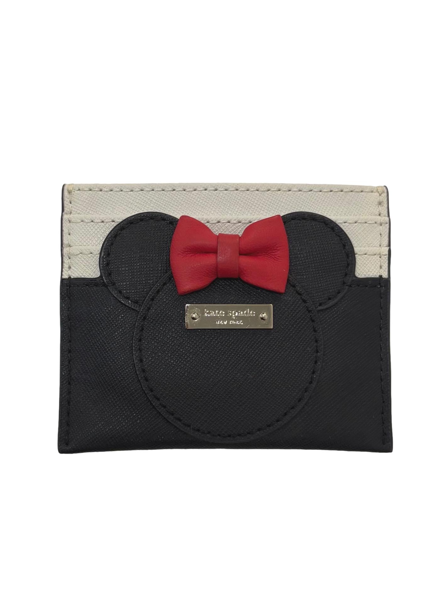 Black Leather Disney Minnie Mouse Cardholder CSN