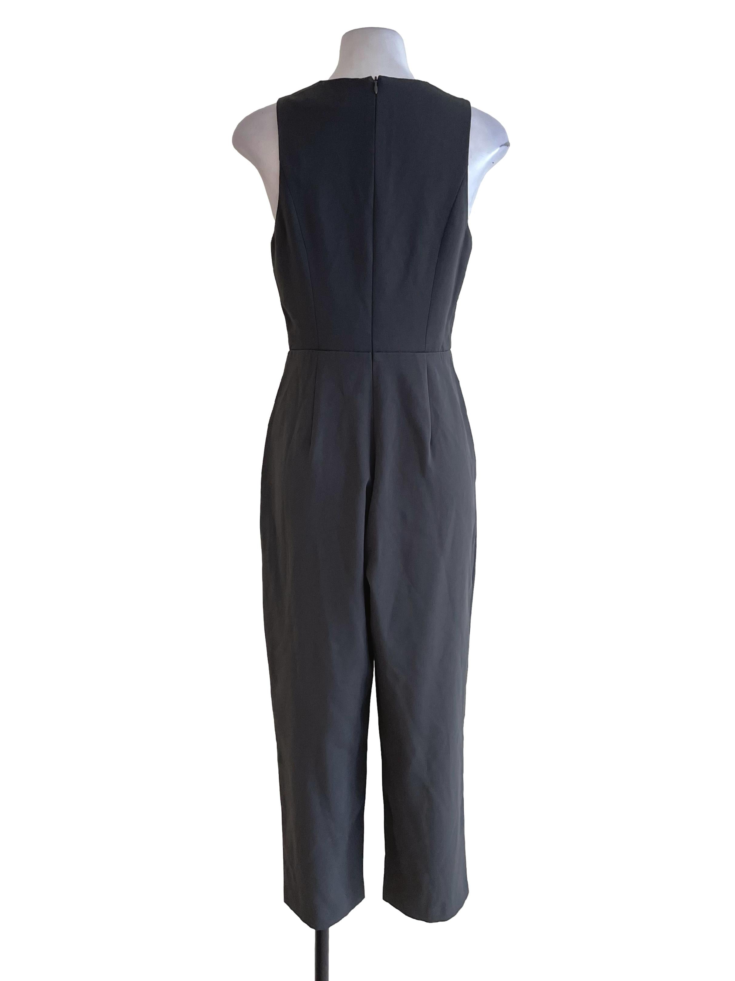 Grey High Rise Jumpsuit LB