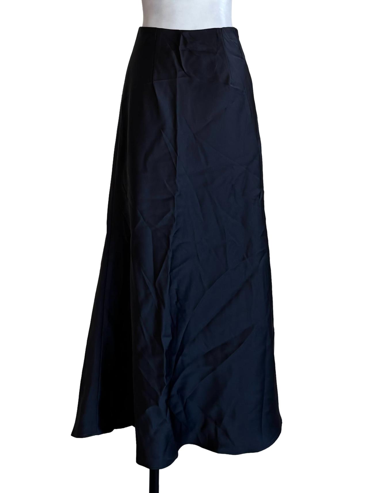Aegean Blue Satin Skirt
