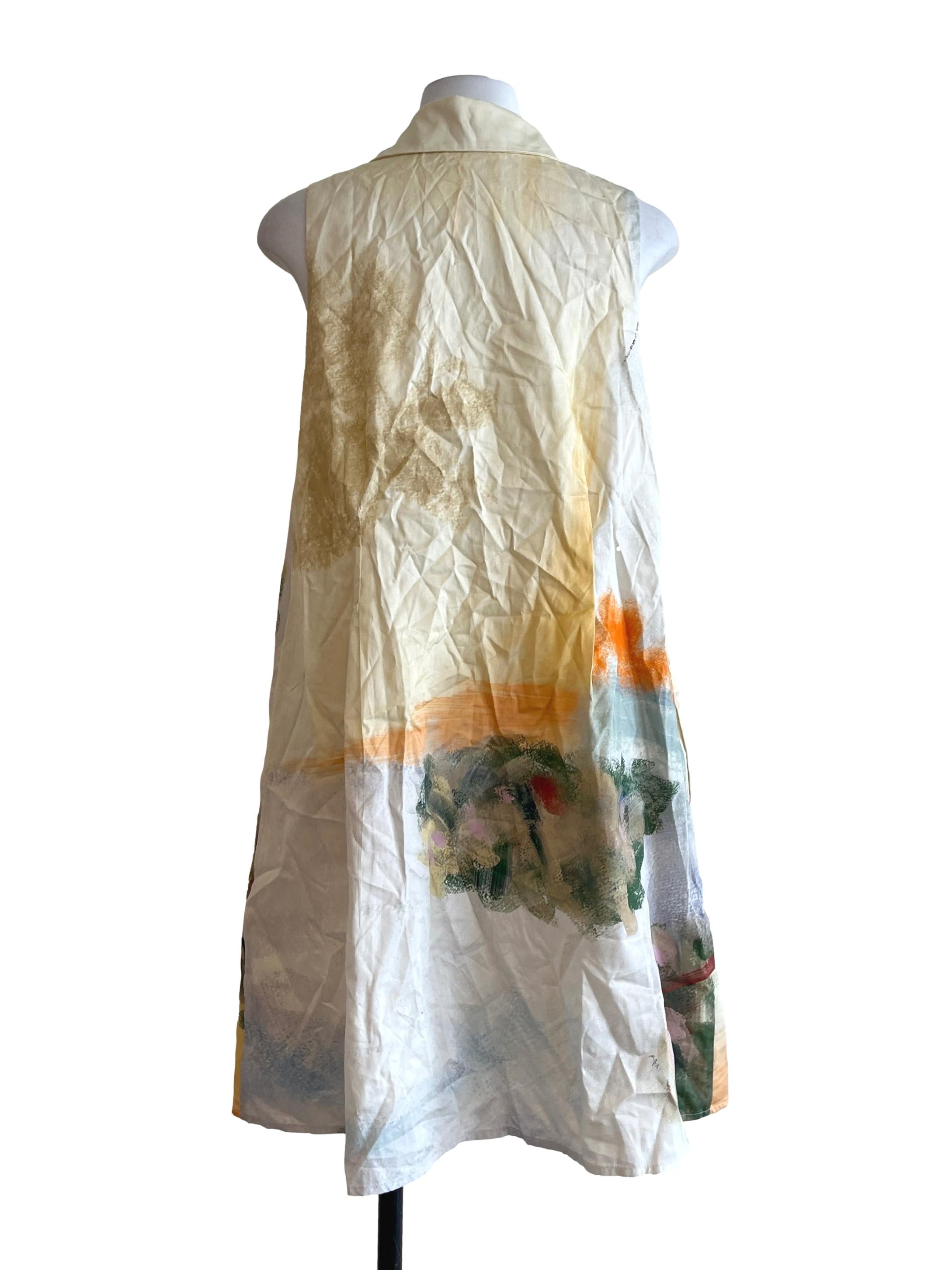 Yellow Soleil Cotton Shift Dress OSN