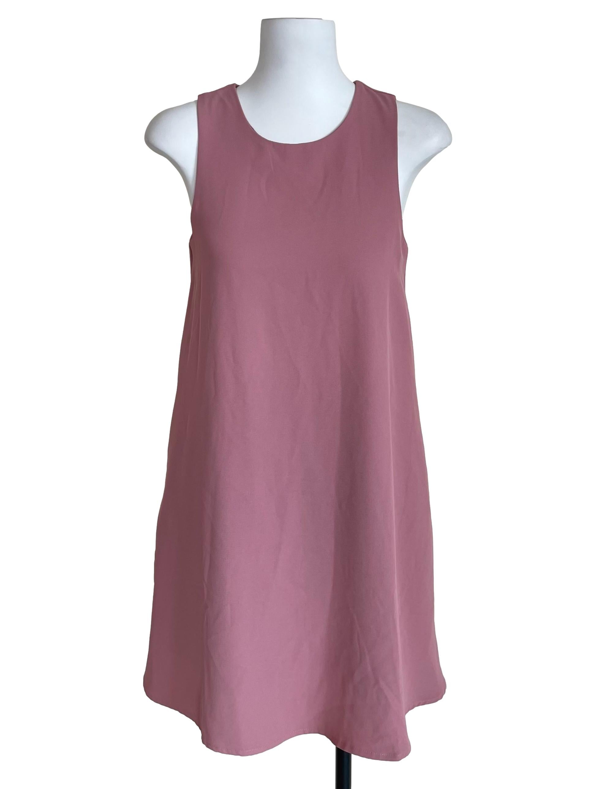 Rose Pink A-Line Dress