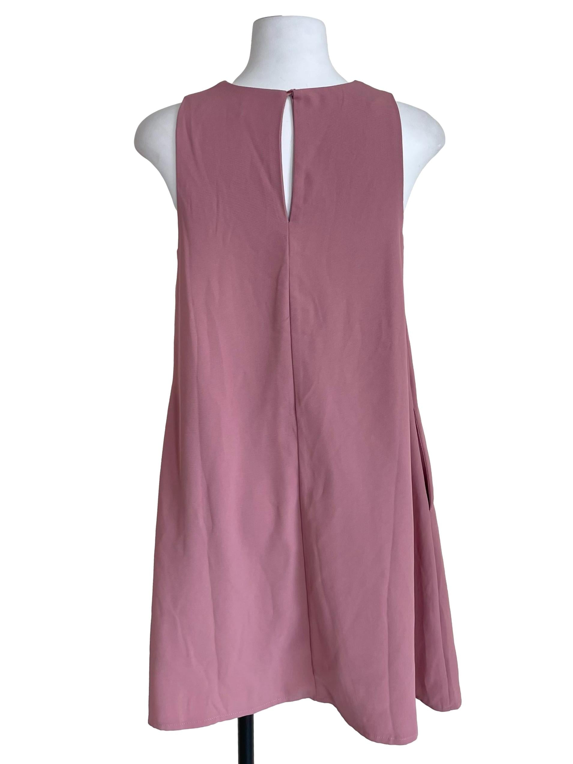 Rose Pink A-Line Dress