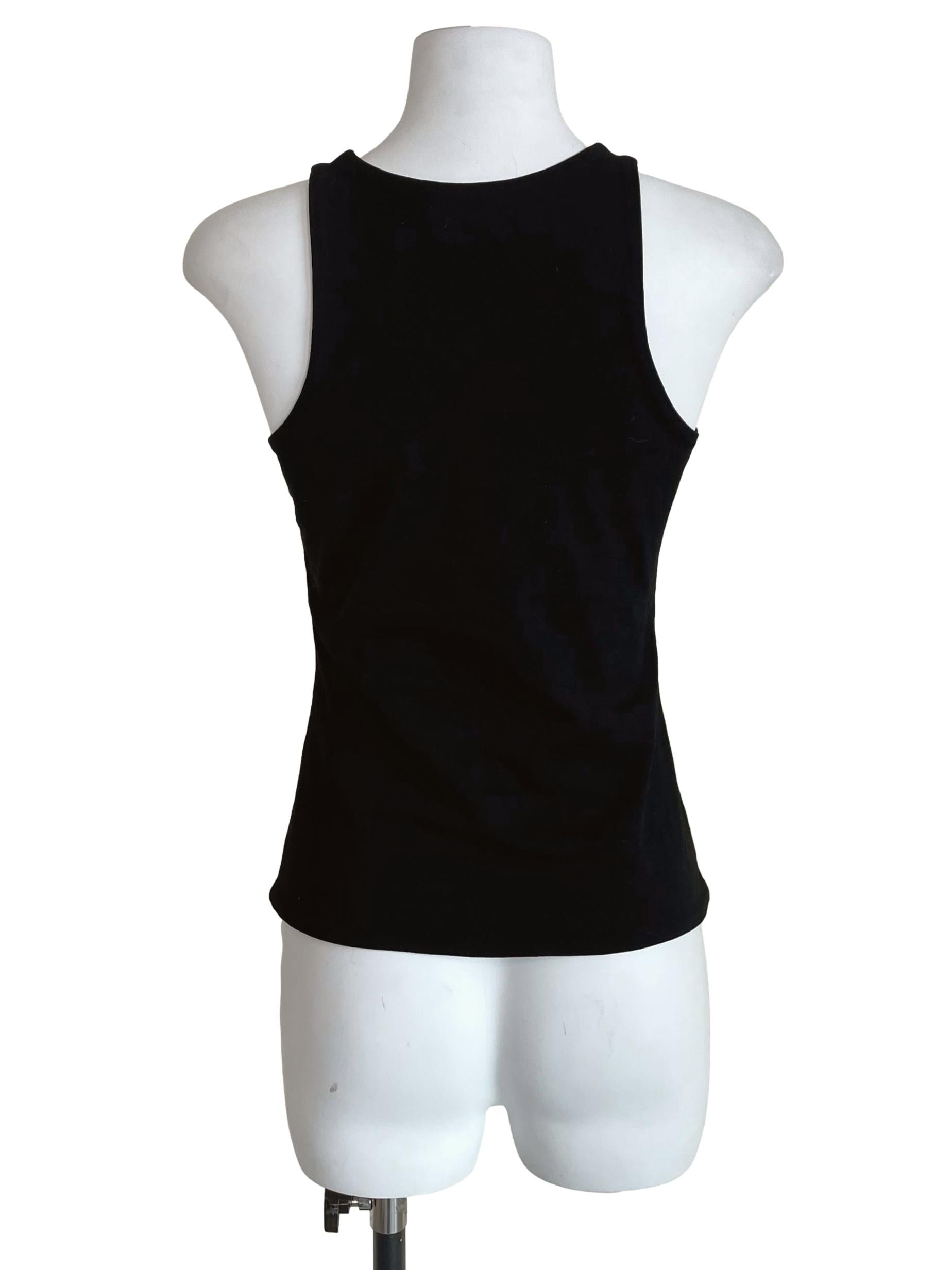 Black Skinny Tank Top