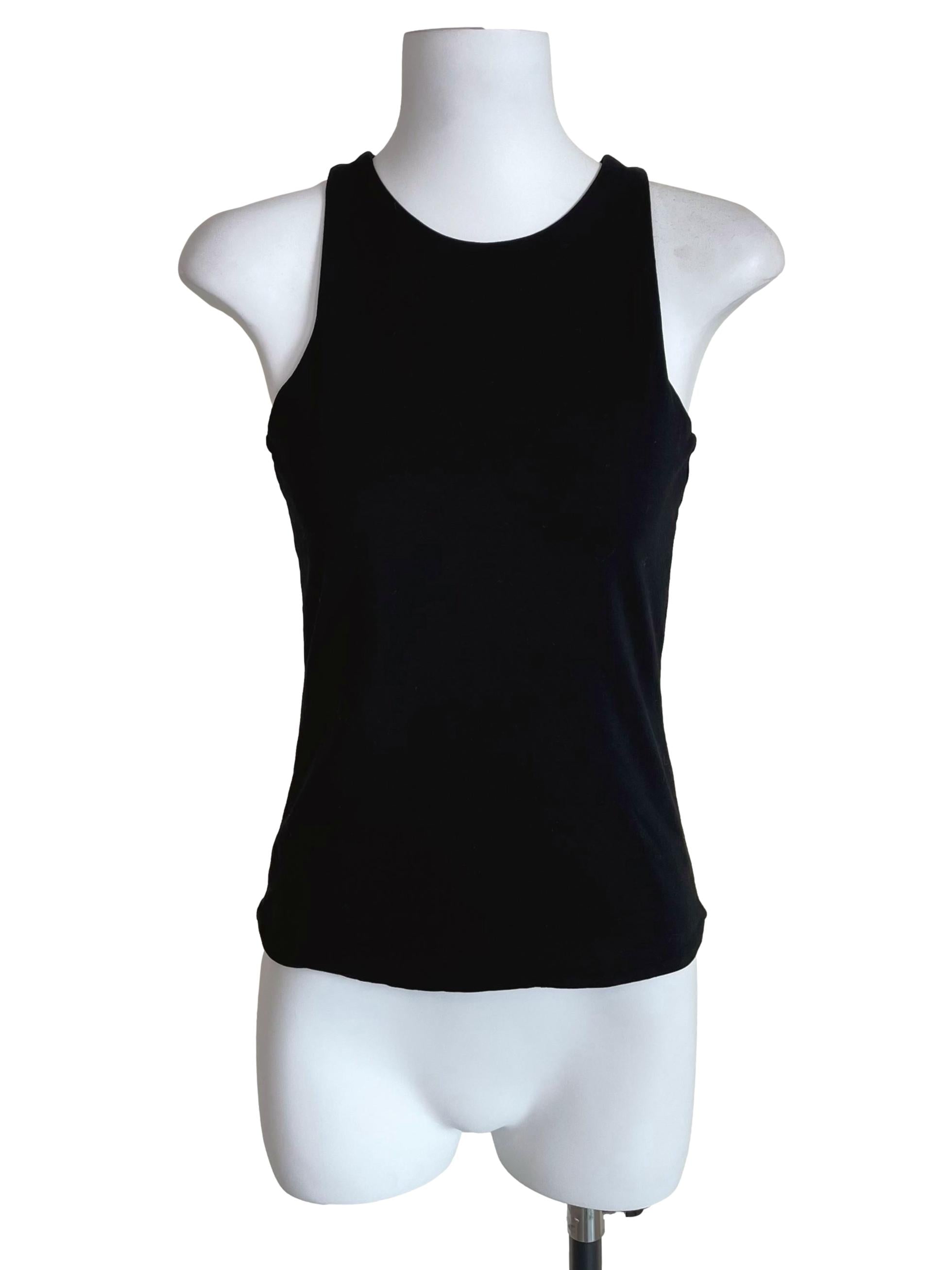 Black Skinny Tank Top