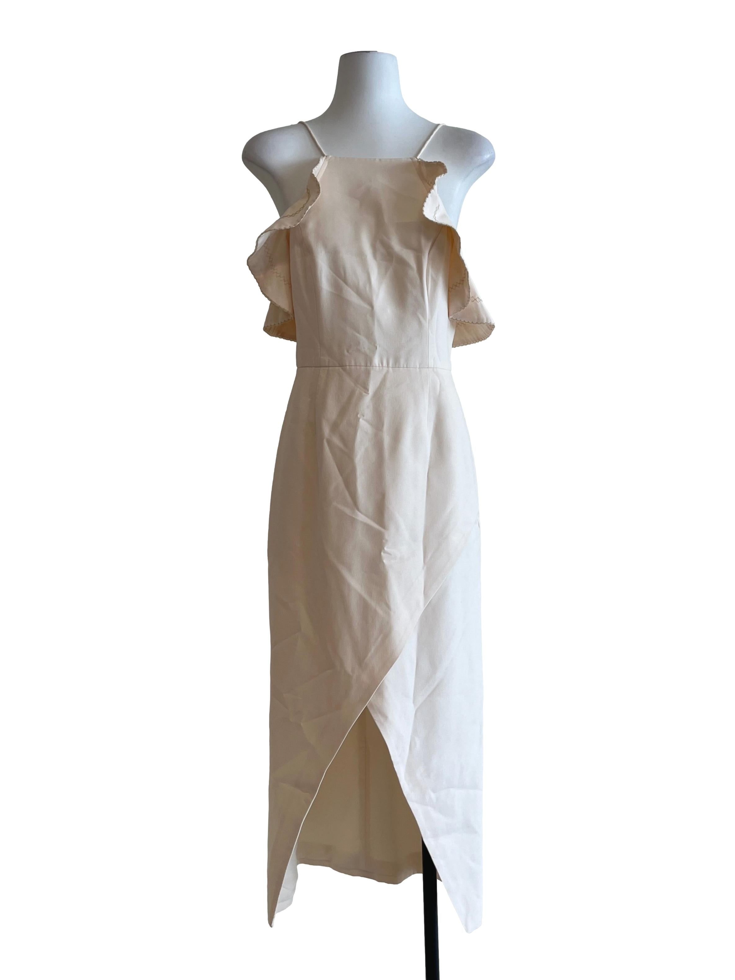 Cream White Slip Dress