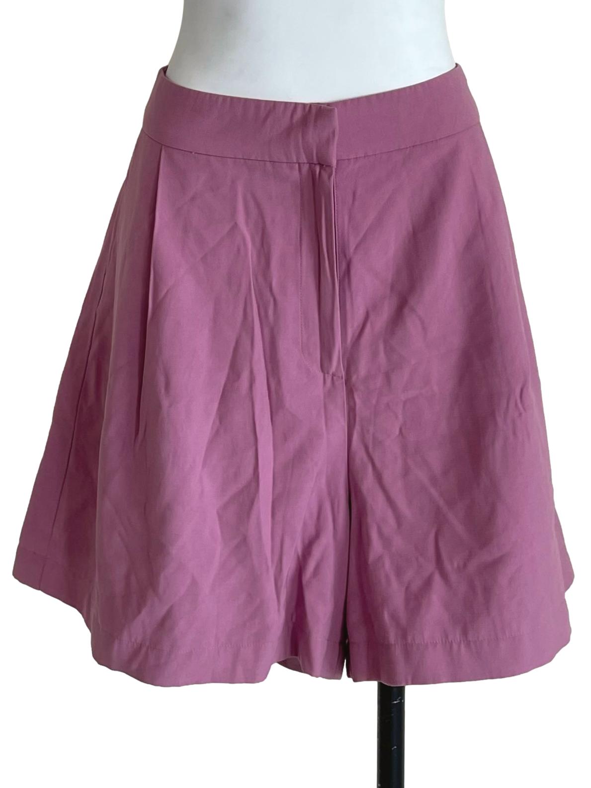 Taffy Pink Pleated Formal Shorts