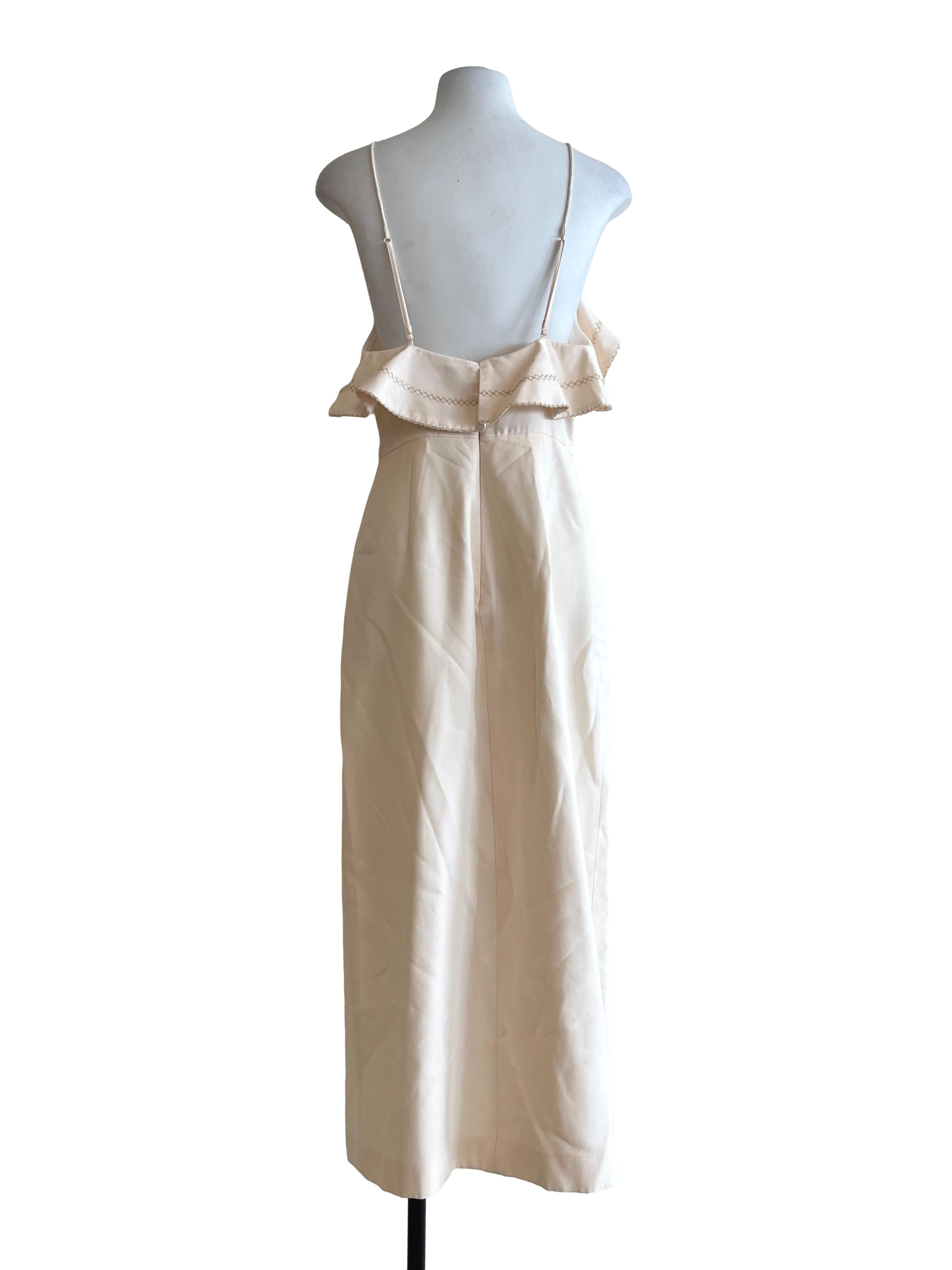 Cream White Slip Dress