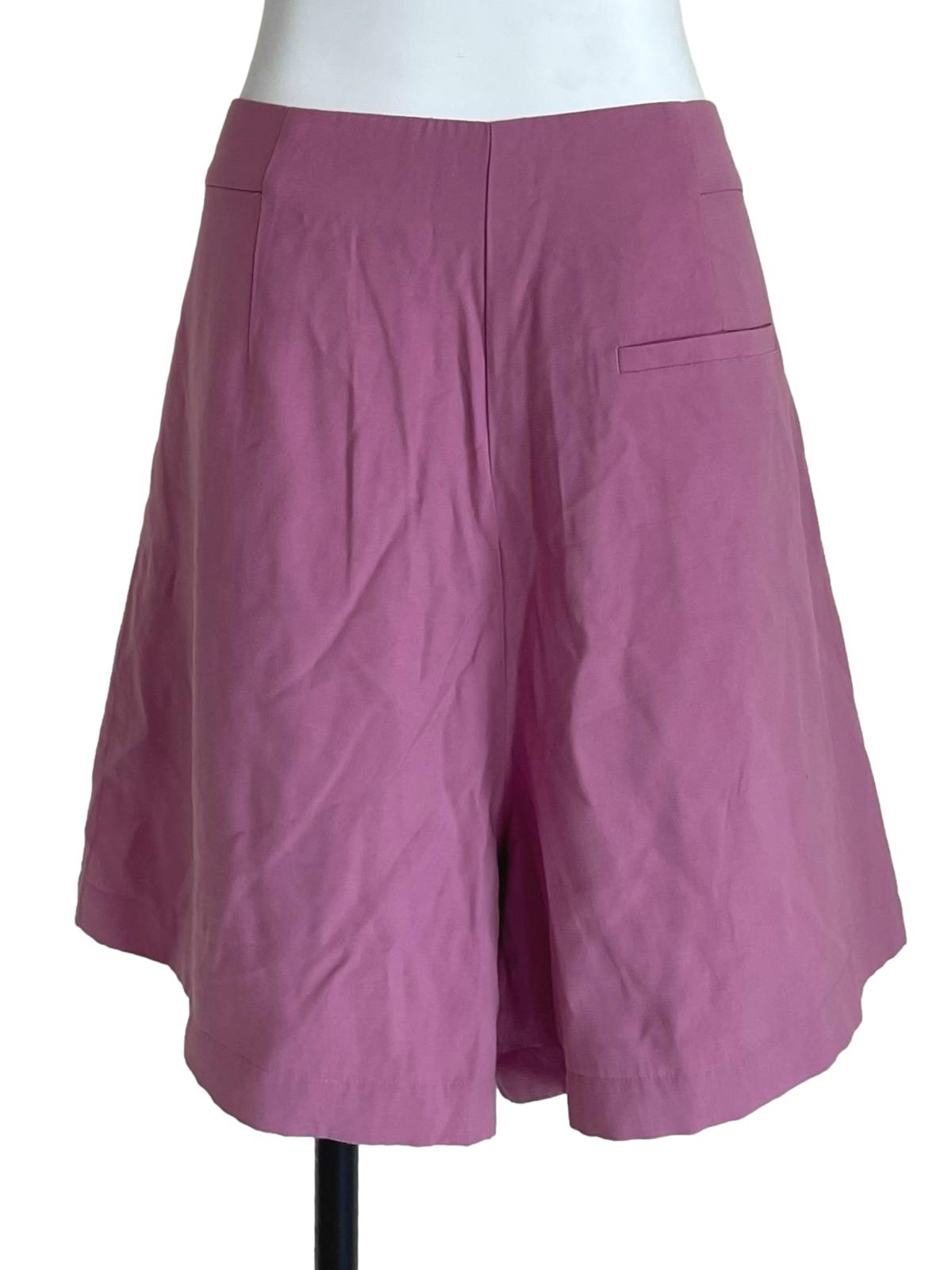 Taffy Pink Pleated Formal Shorts