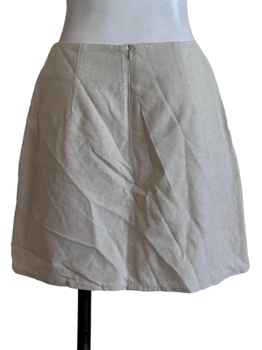 Merino Mini Linen Skirt