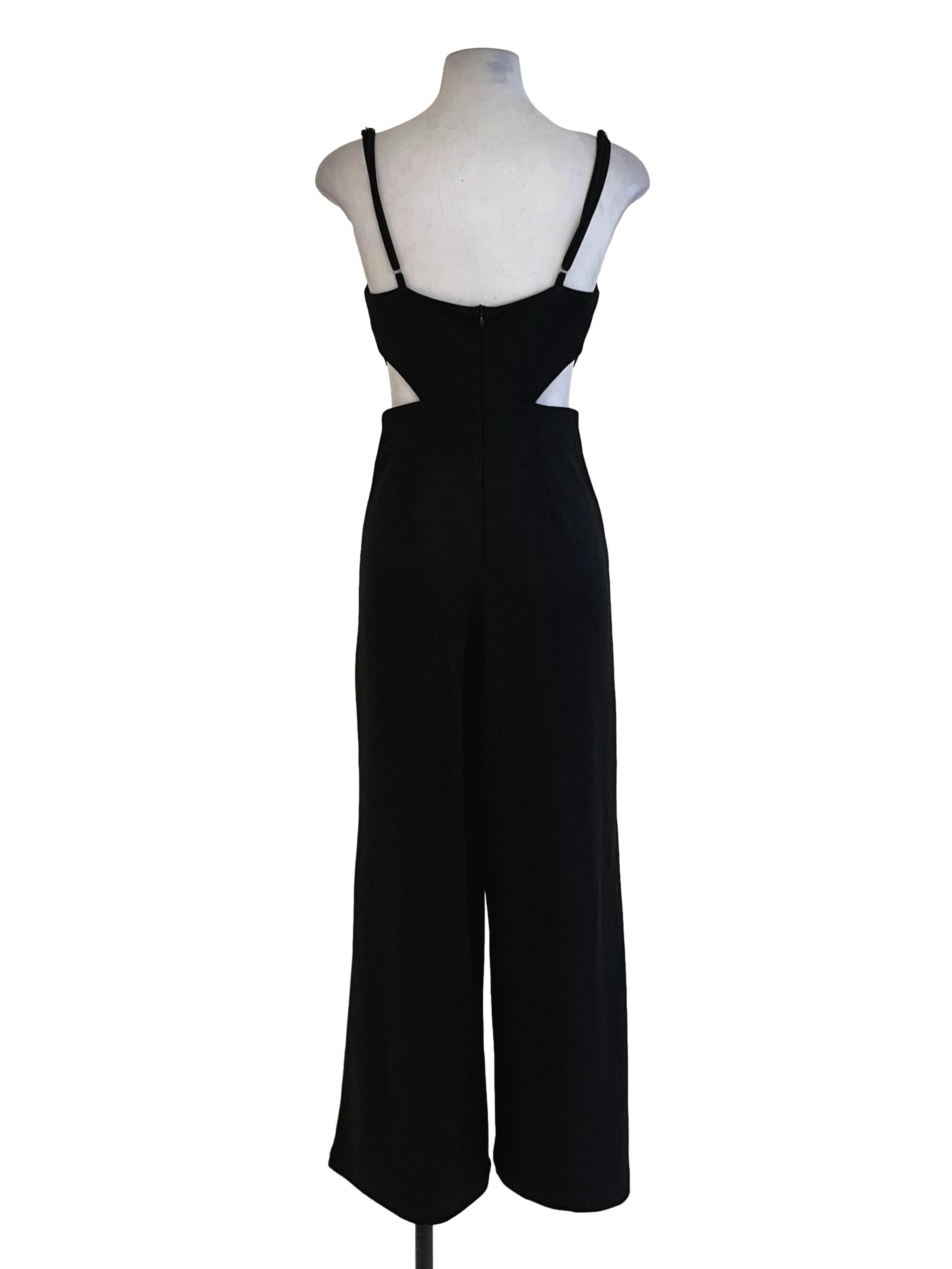 Black Spaghetti Strap Jumpsuit