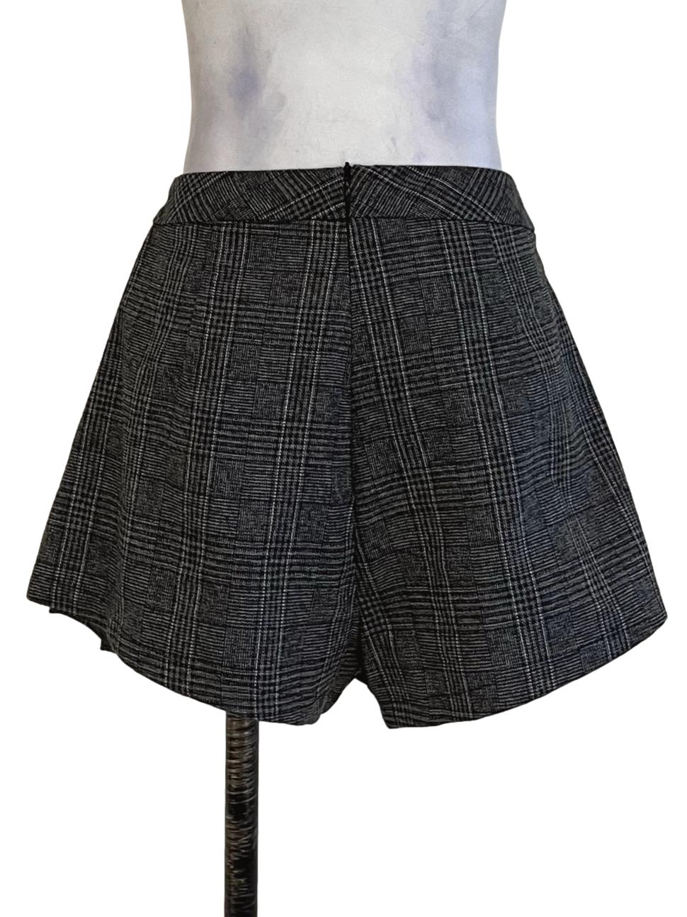 Black Tartan Skort
