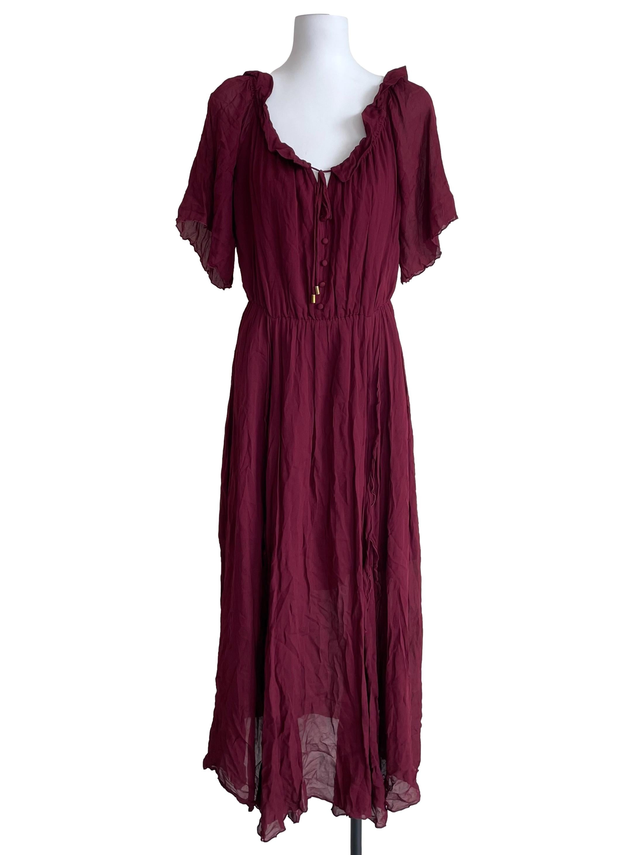 Jam Red Gypsy Dress