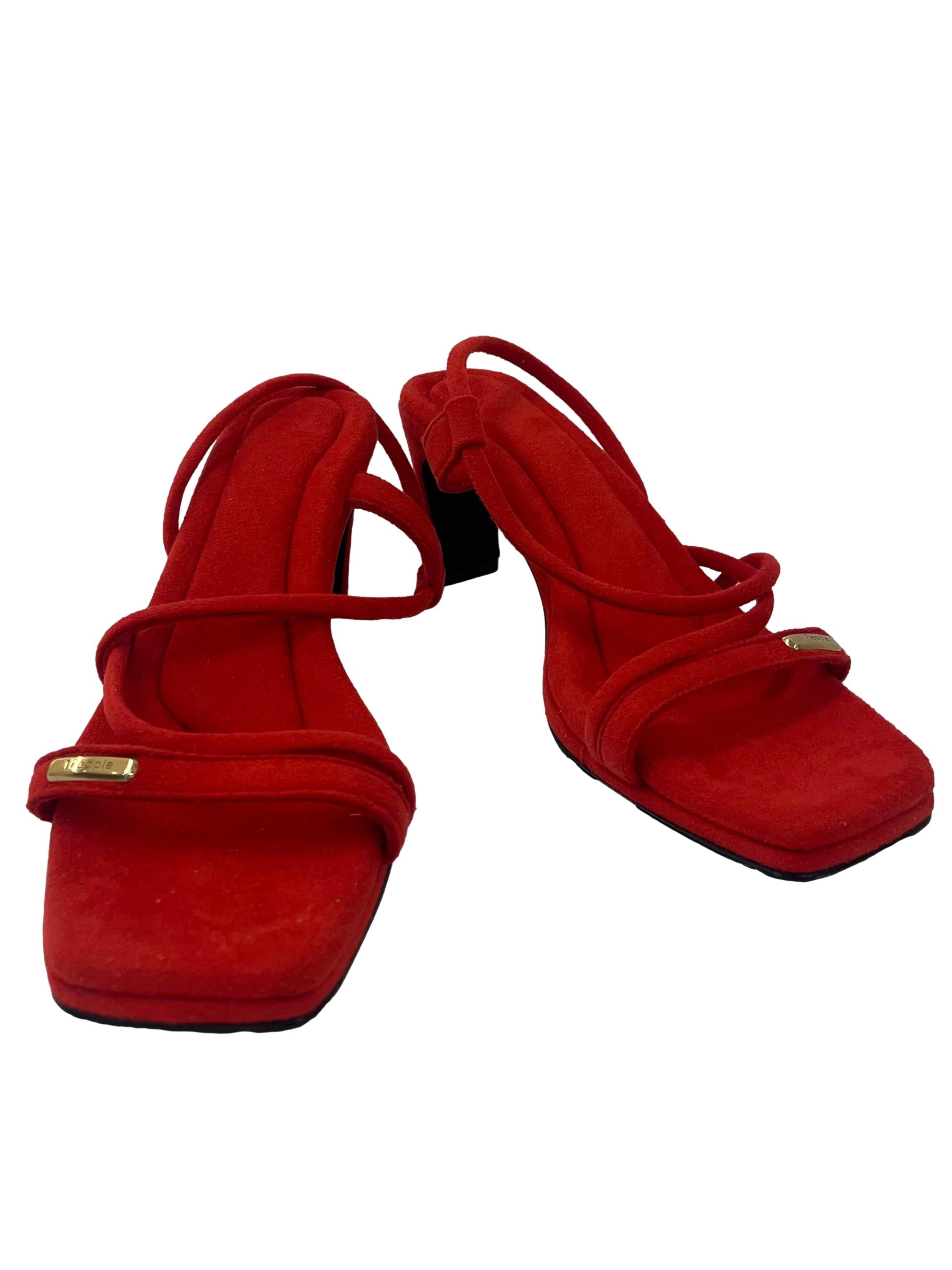 Ruby Red Vegas High Heels
