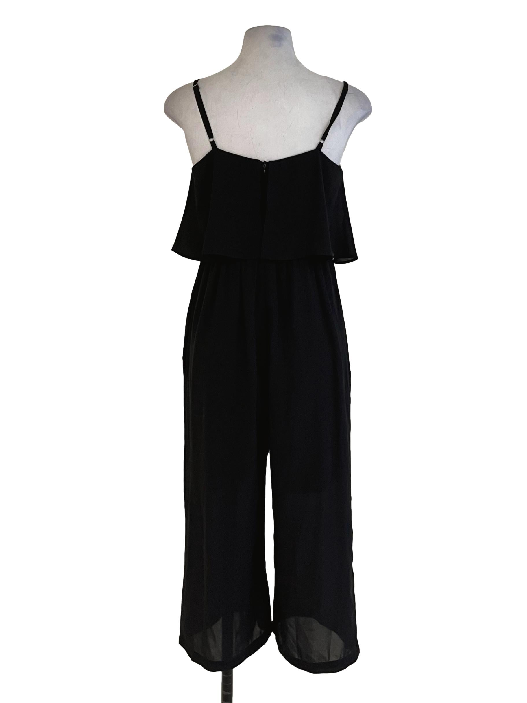 Black Spaghetti Strap Jumpsuit