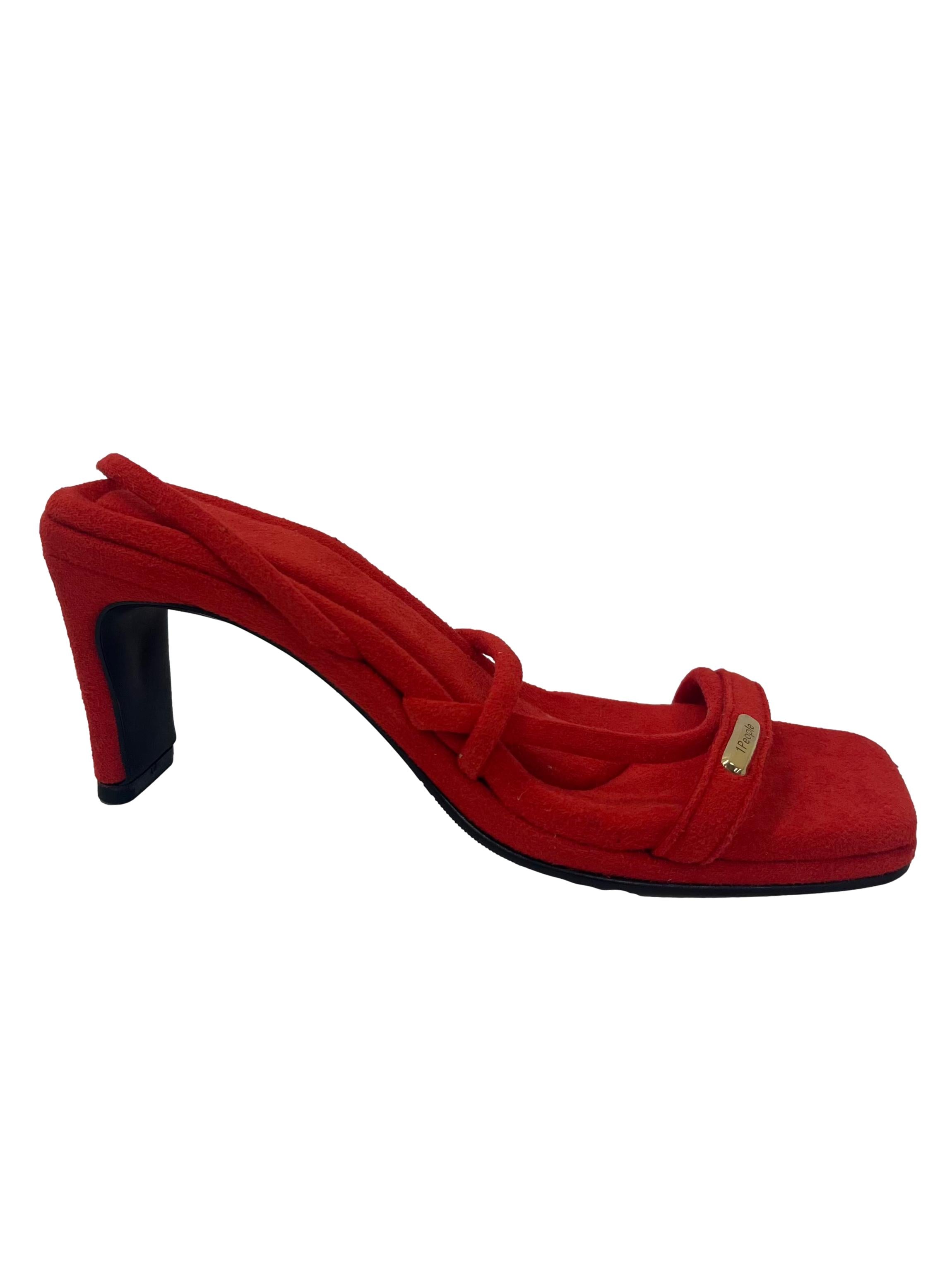 Ruby Red Vegas High Heels