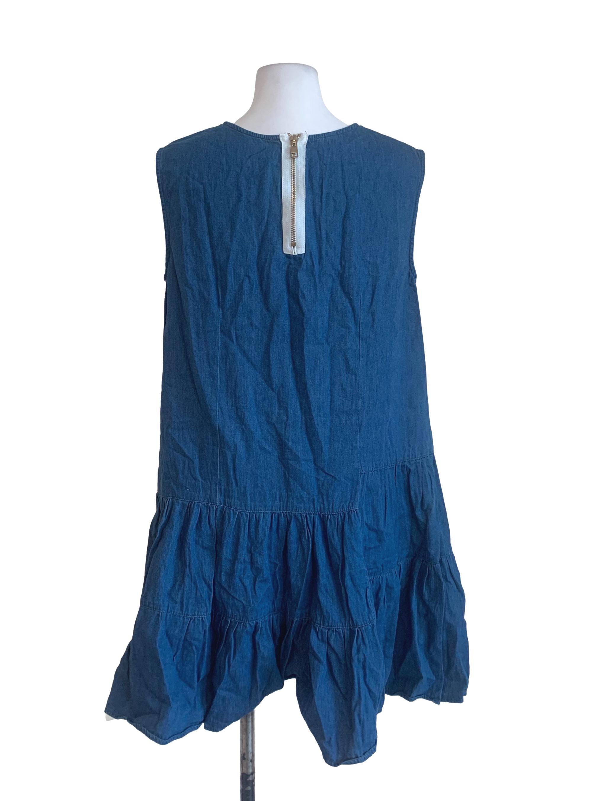 Admiral Blue Dropwaist Dress