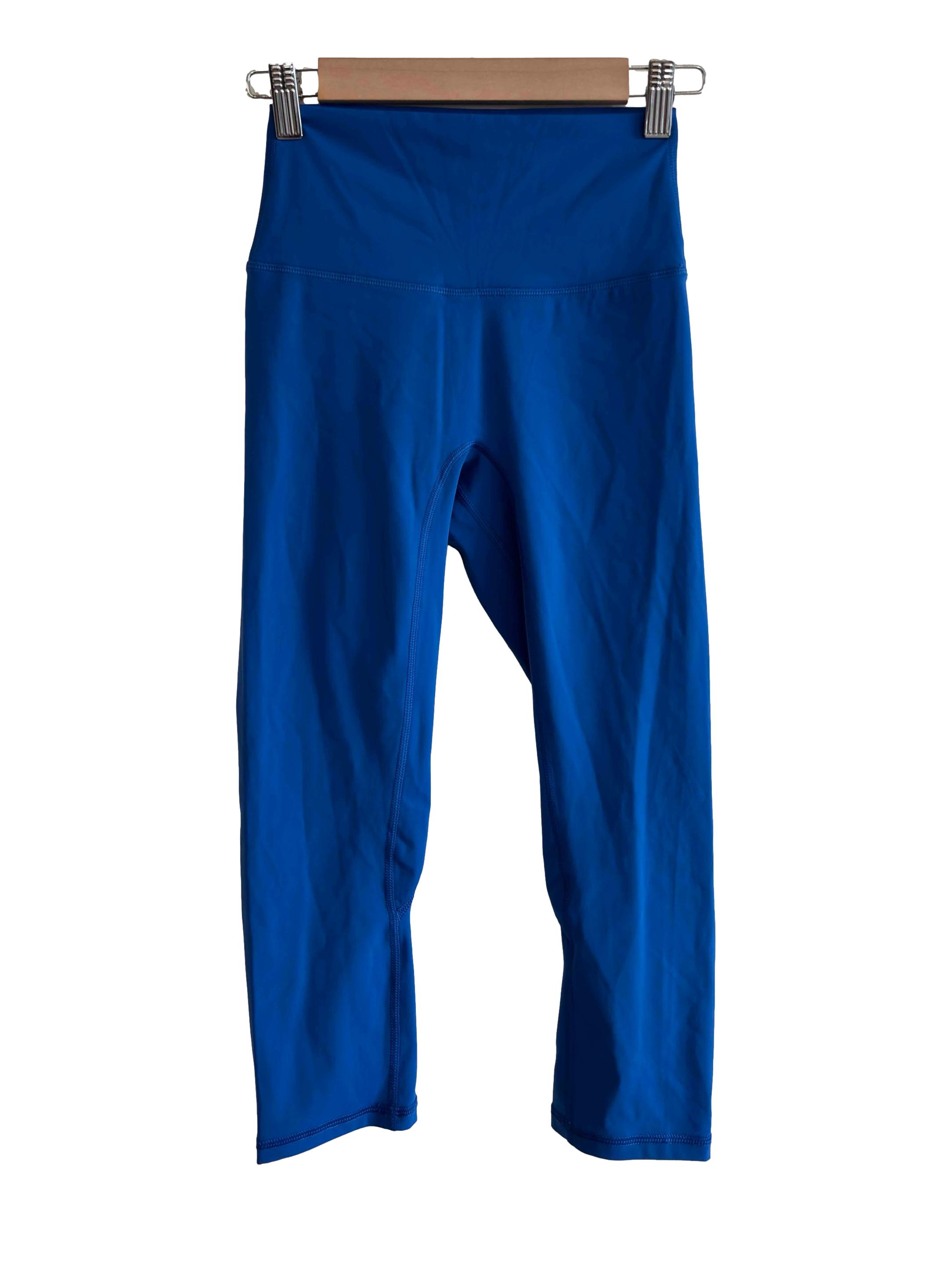 Blue Capri Active Tight