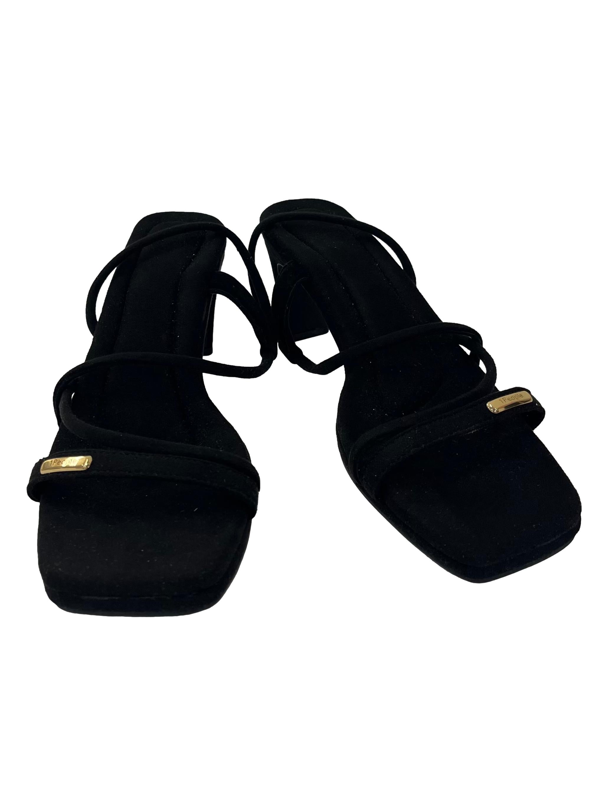 Onyx Black Vegas High Heels