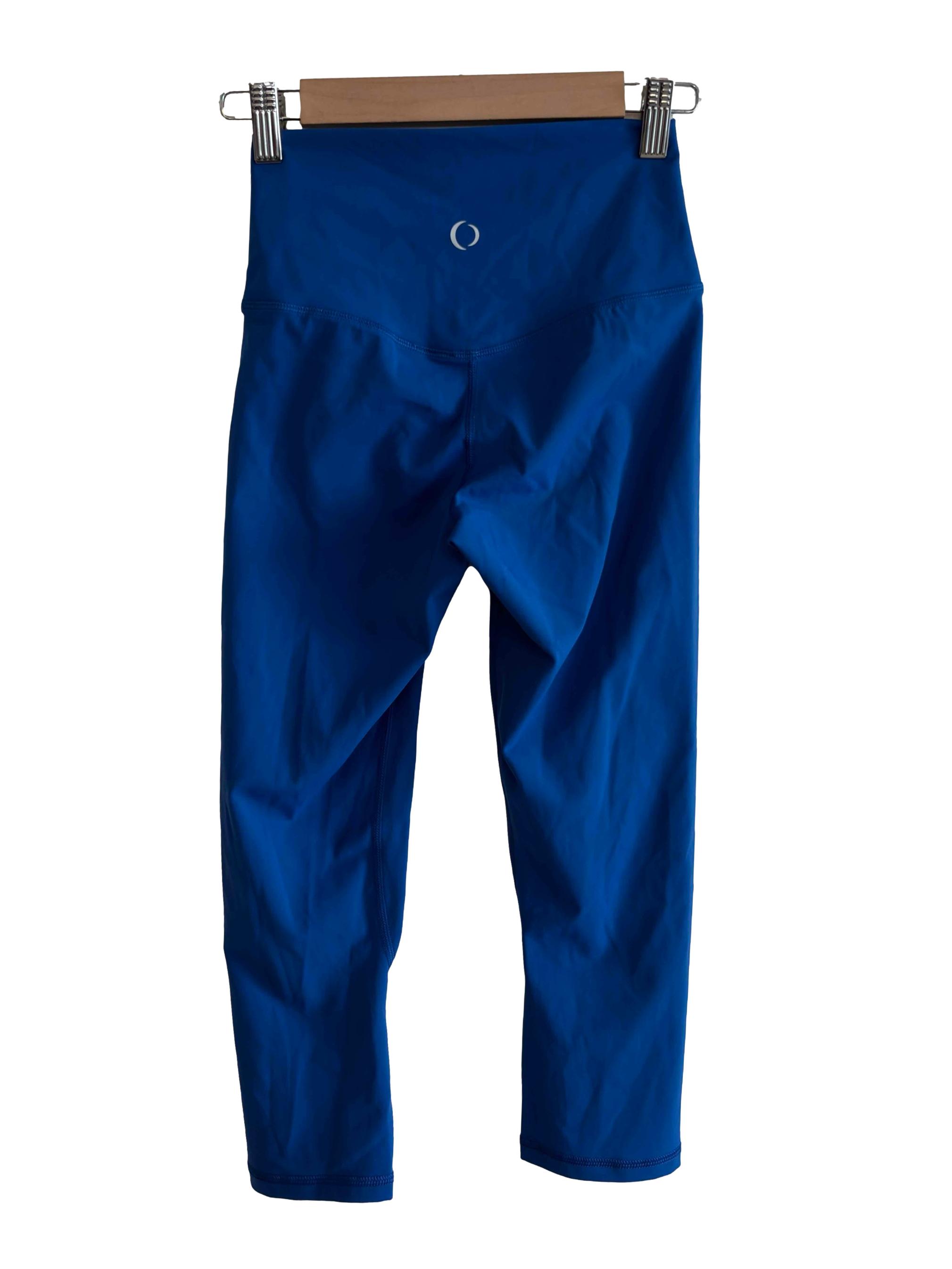 Blue Capri Active Tight