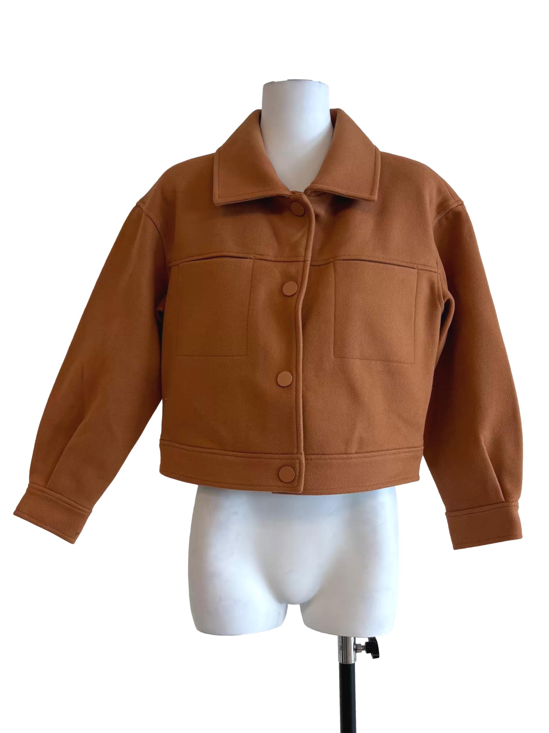 Cinnamon Brown Wool Jacket