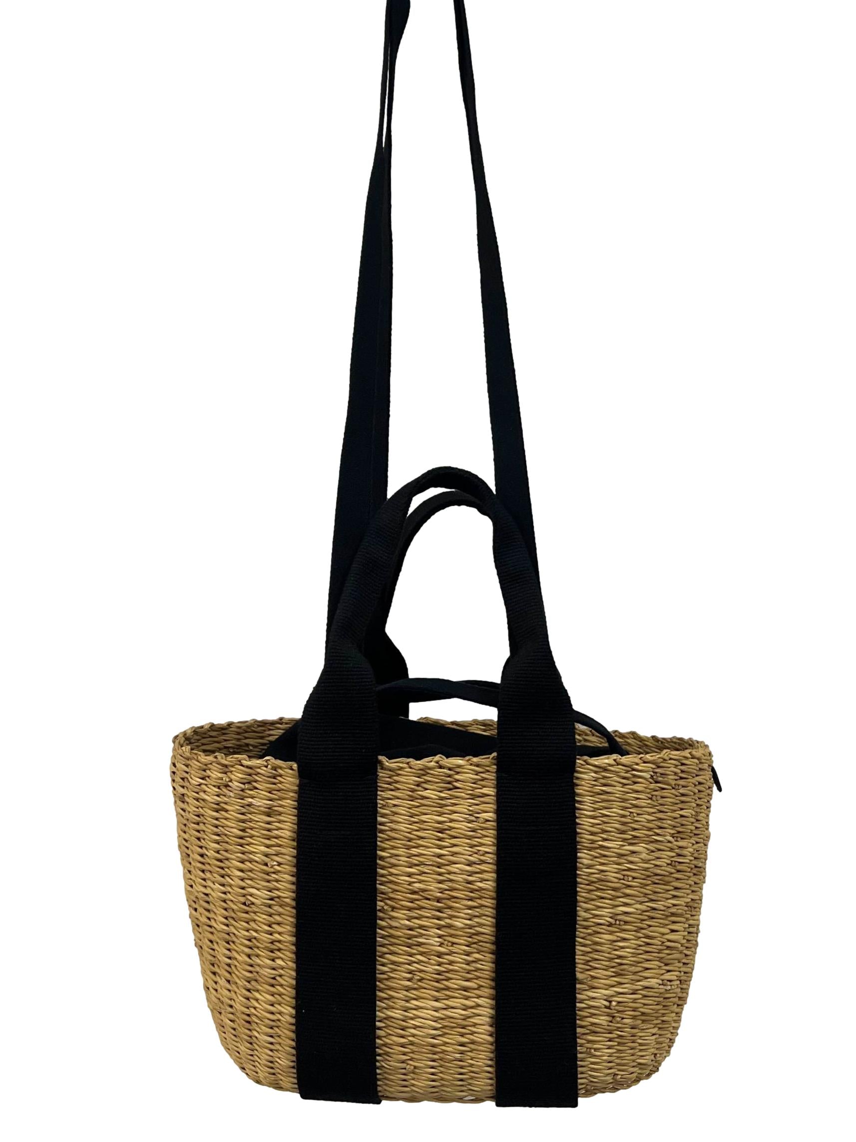 Brown Rattan Beach Bag CSN