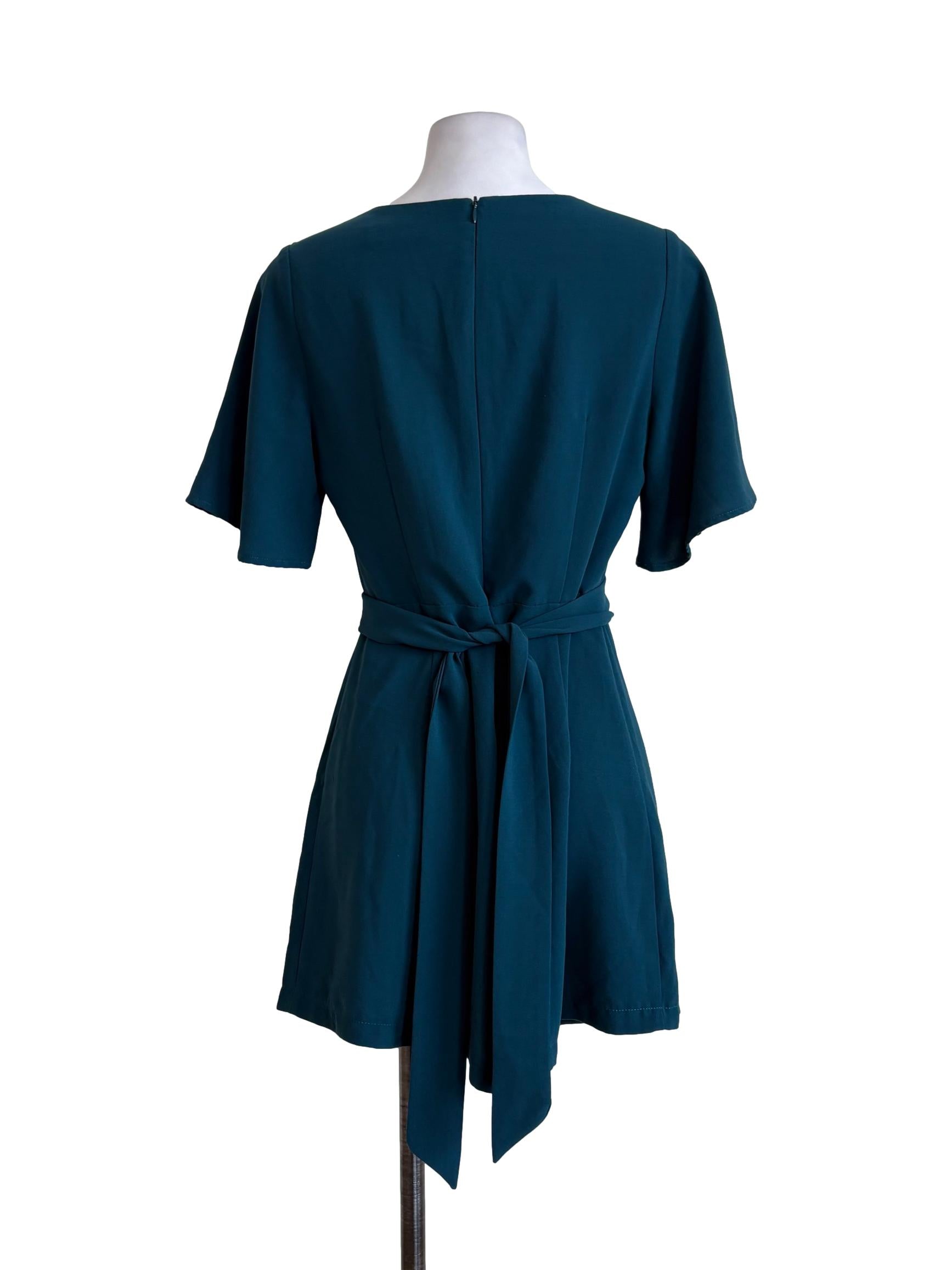 Aegean Blue Belted Rompers