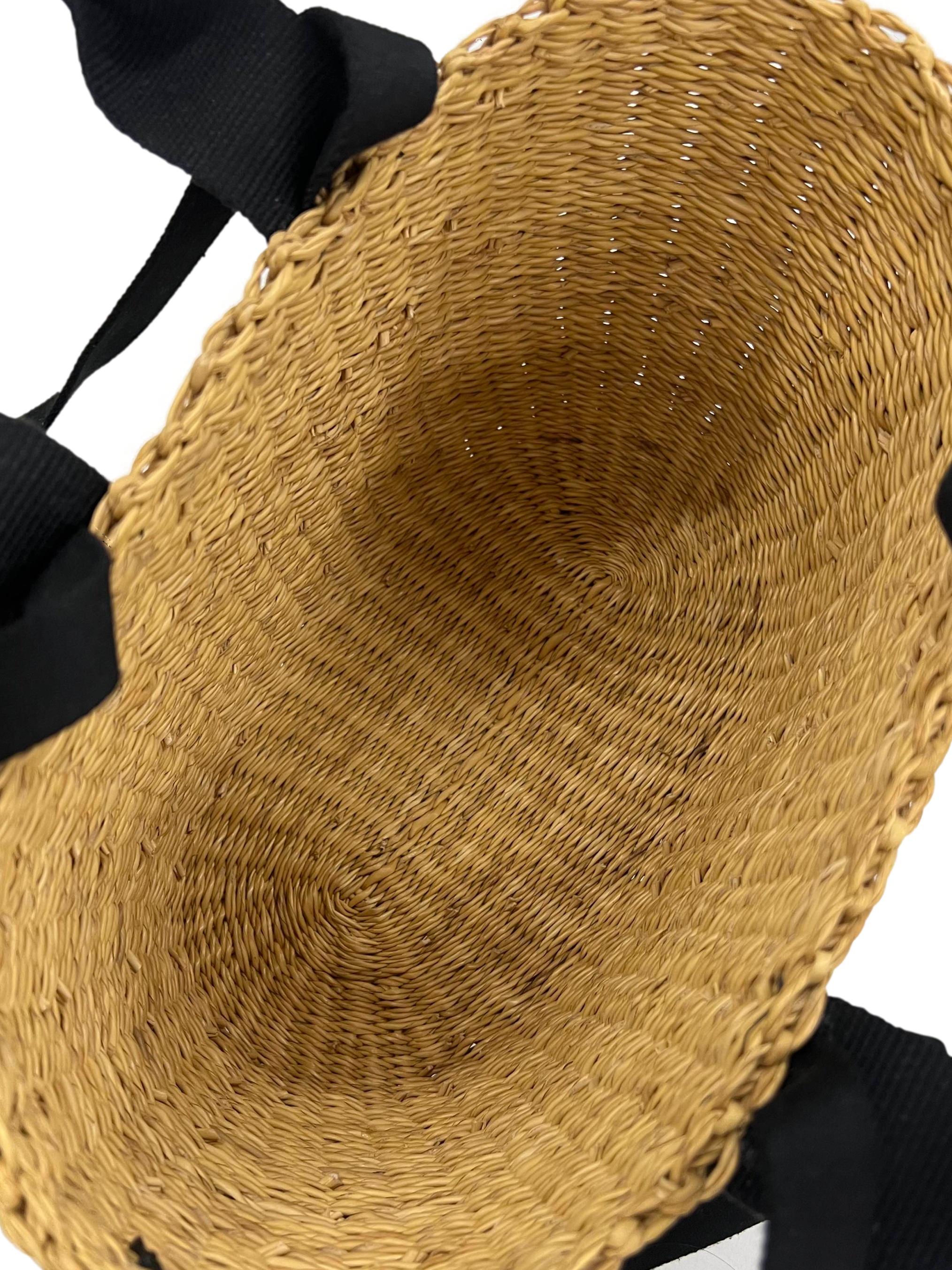 Brown Rattan Beach Bag CSN