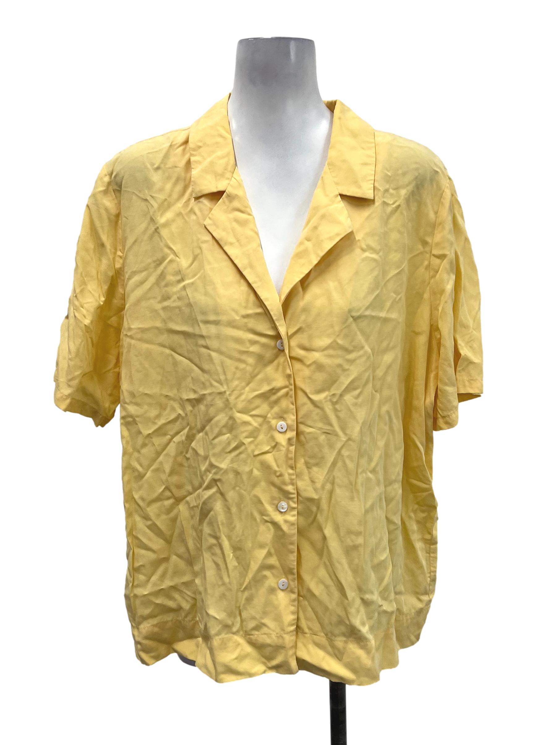 Yellow Button Blouse OSN