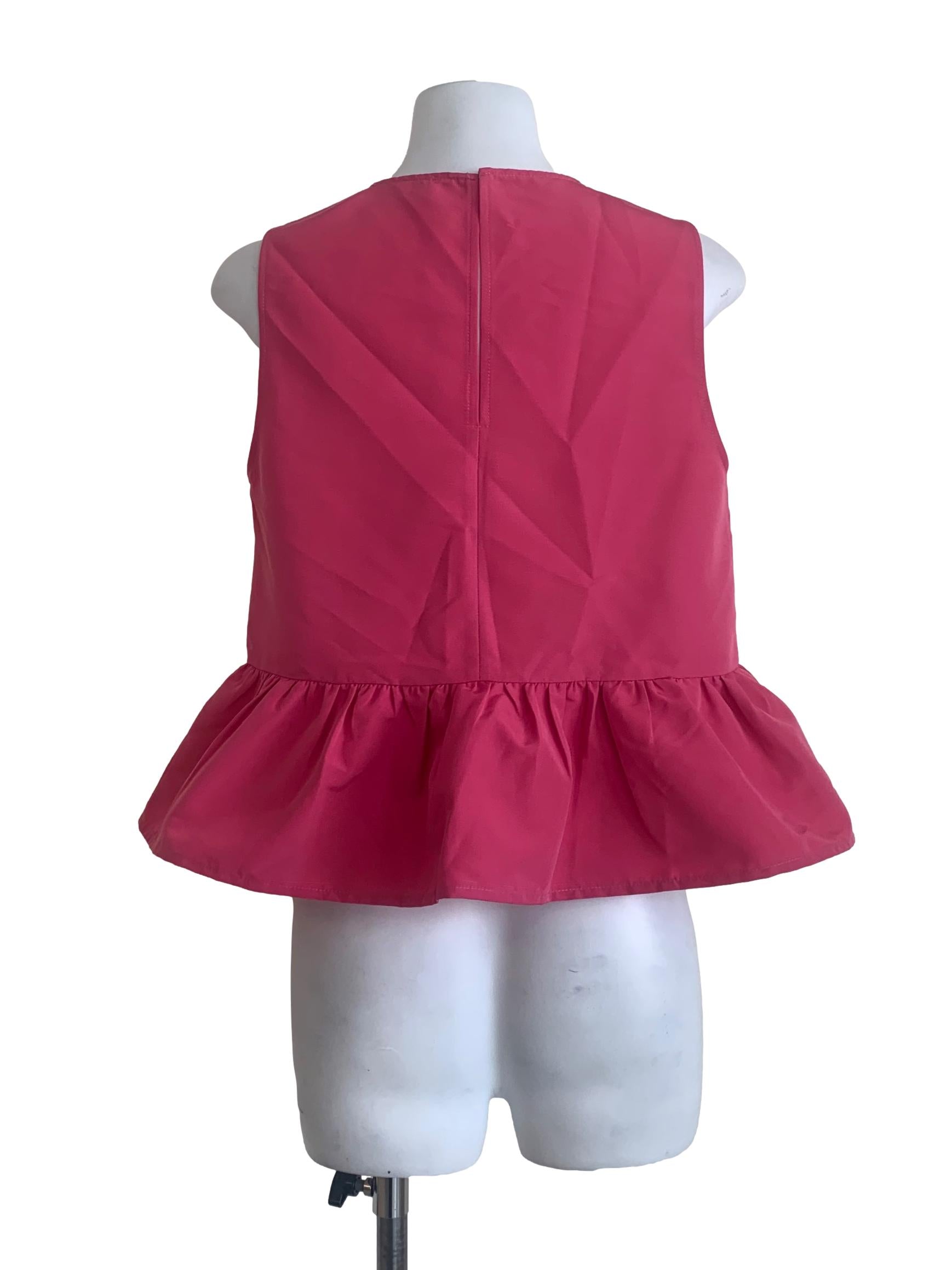 Hot Pink Sleeveless Top