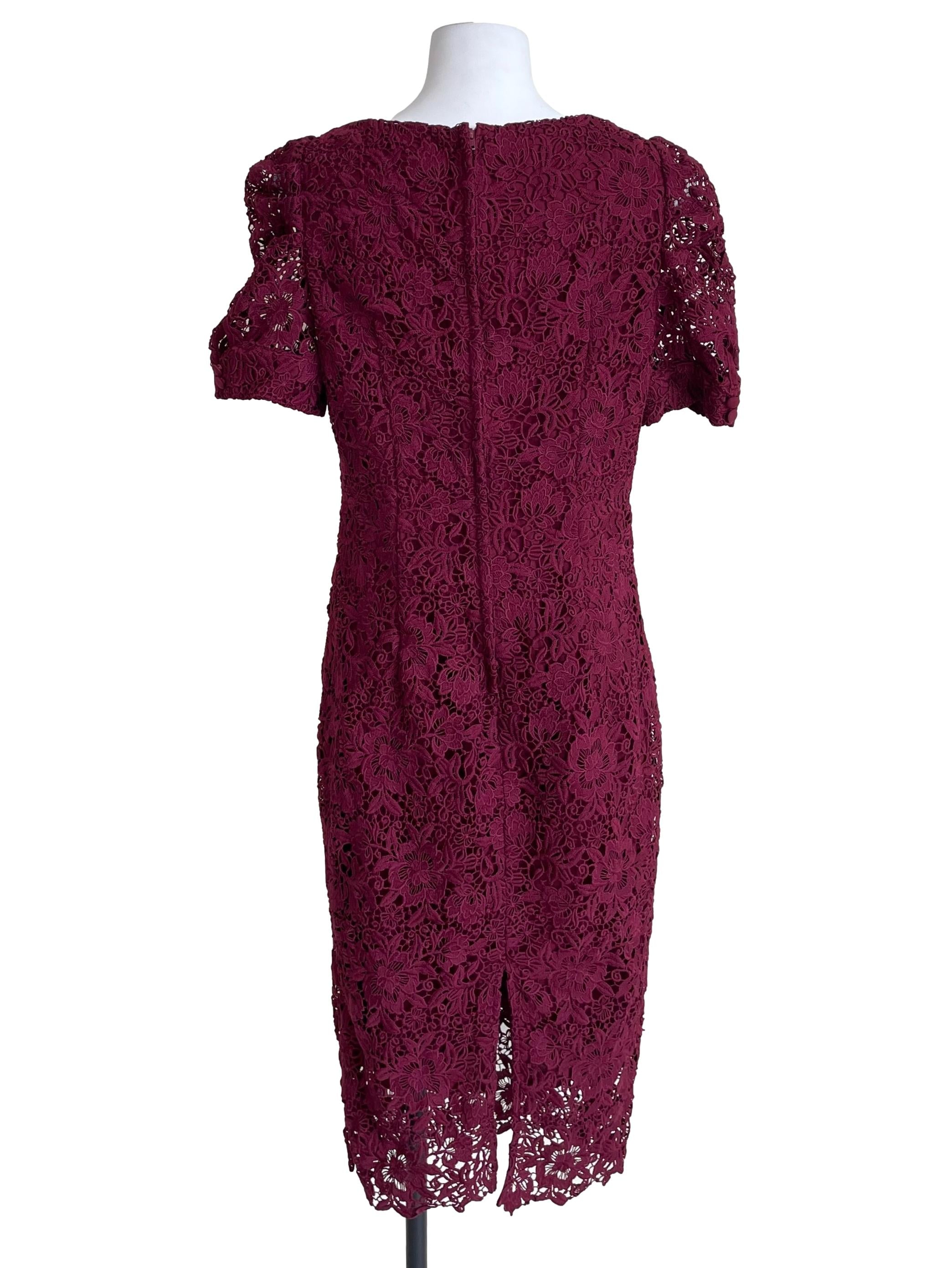 Jam Purple Lace Bodycon Dress
