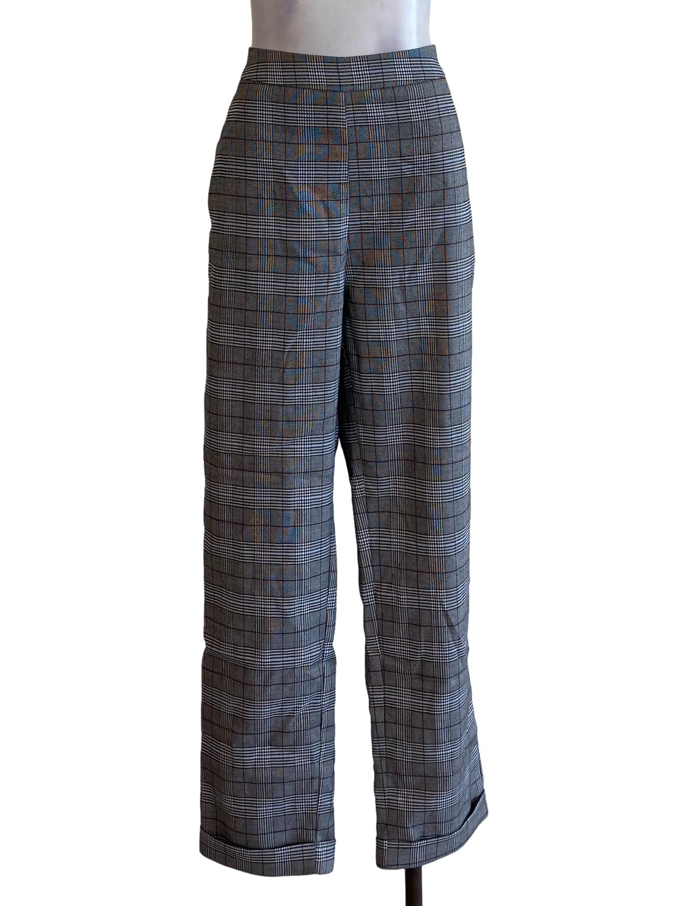 Grey Tartan Pants