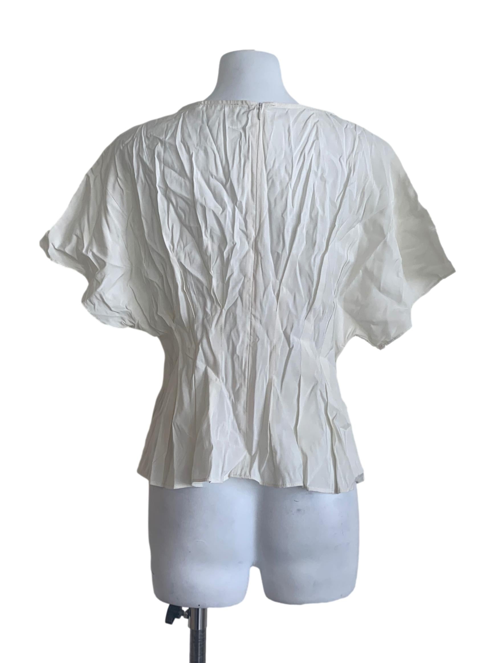 Alabaster White Cowl Top