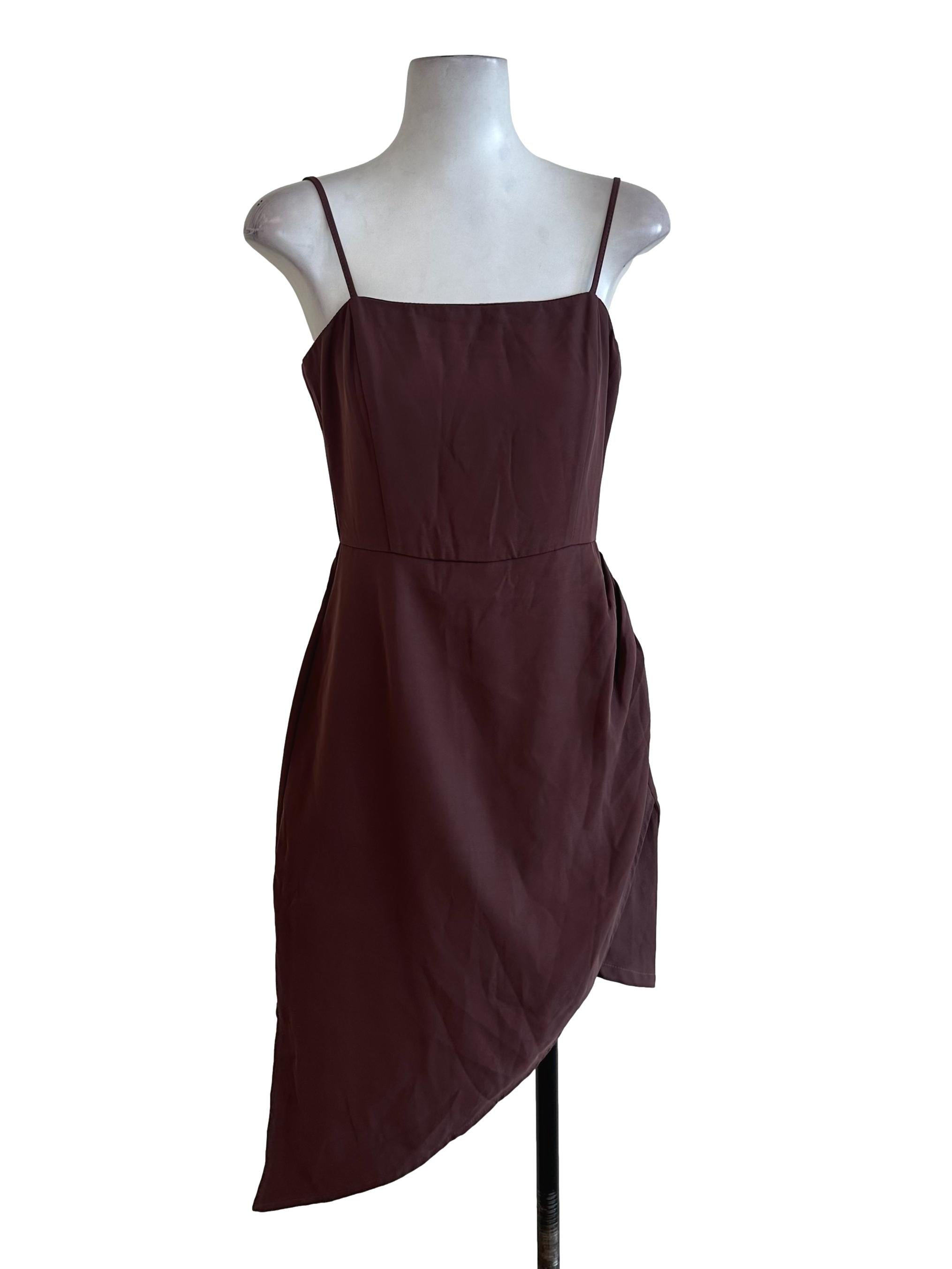 Rosewood Purple Plain Dress