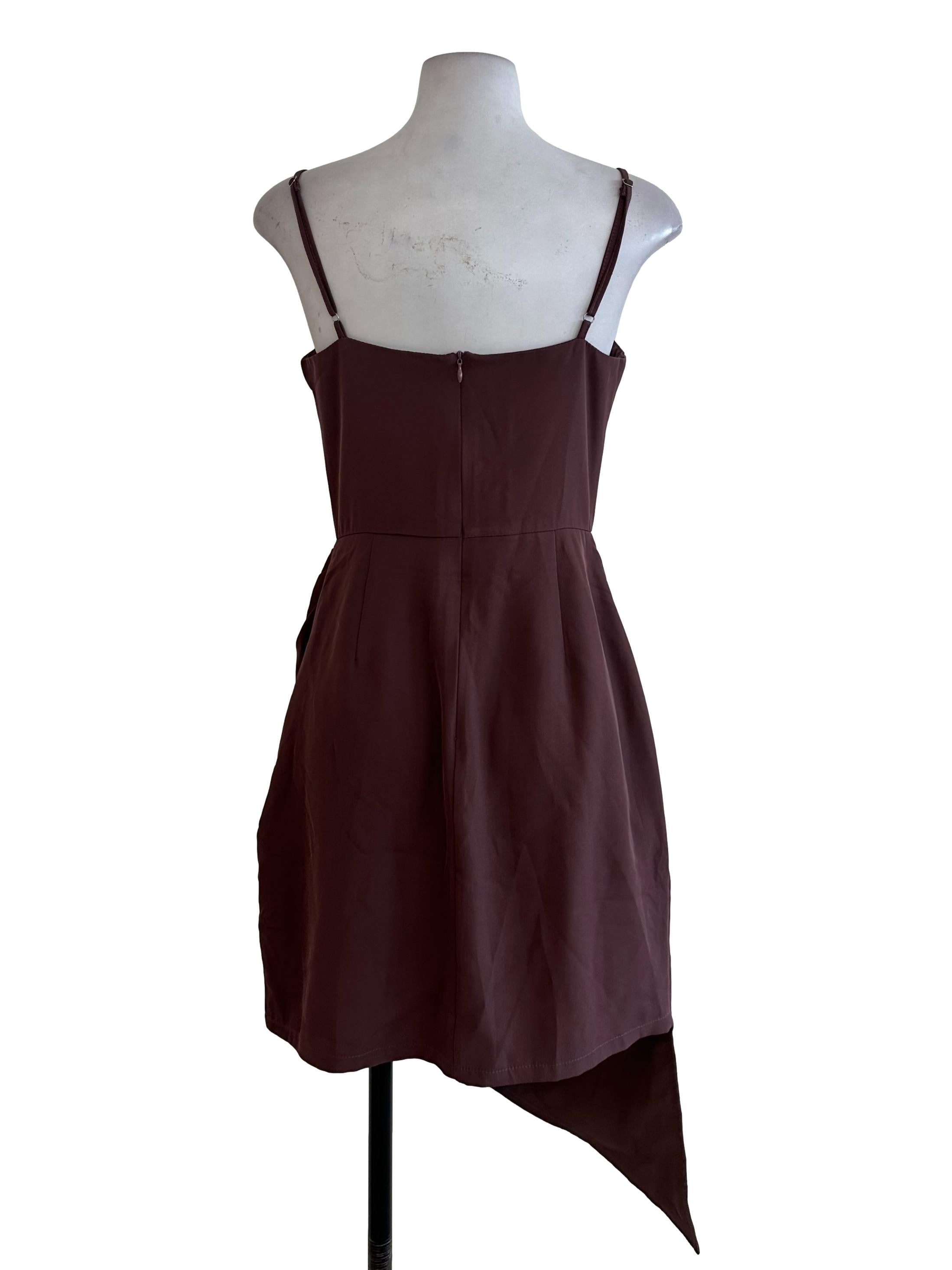Rosewood Purple Plain Dress