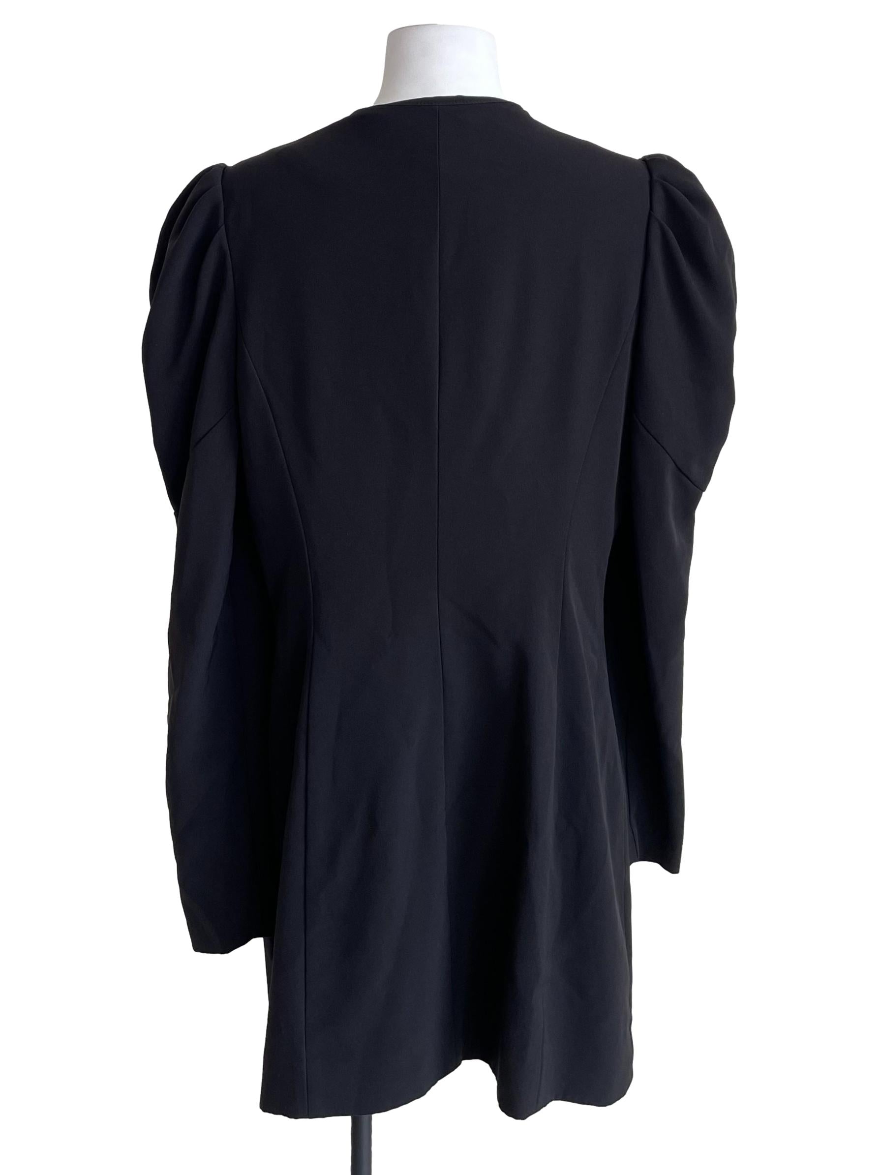 Black Legs Of Mutton Suit Dress
