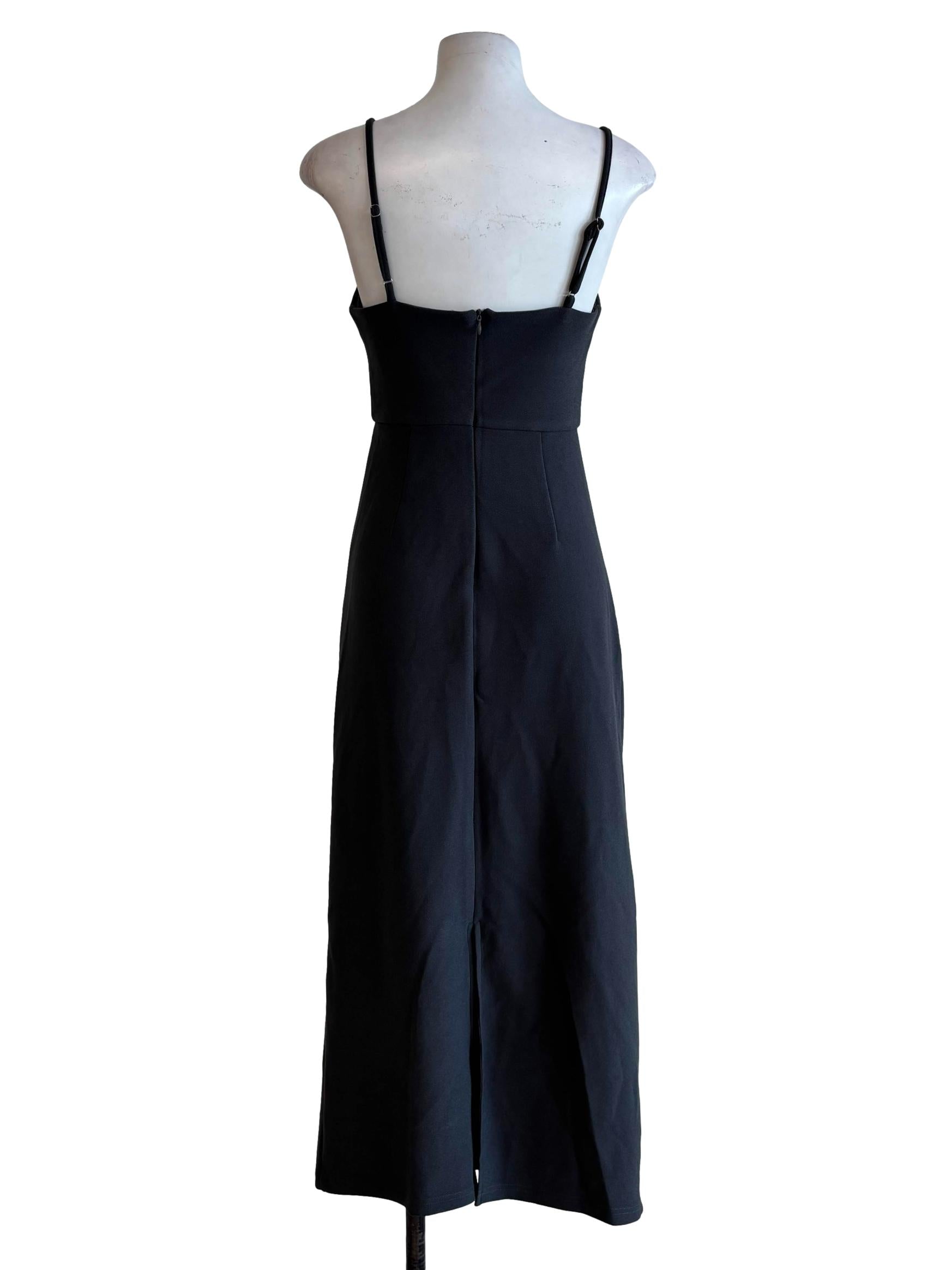 Love Bonito Black Basic Knitted Top | REFASH