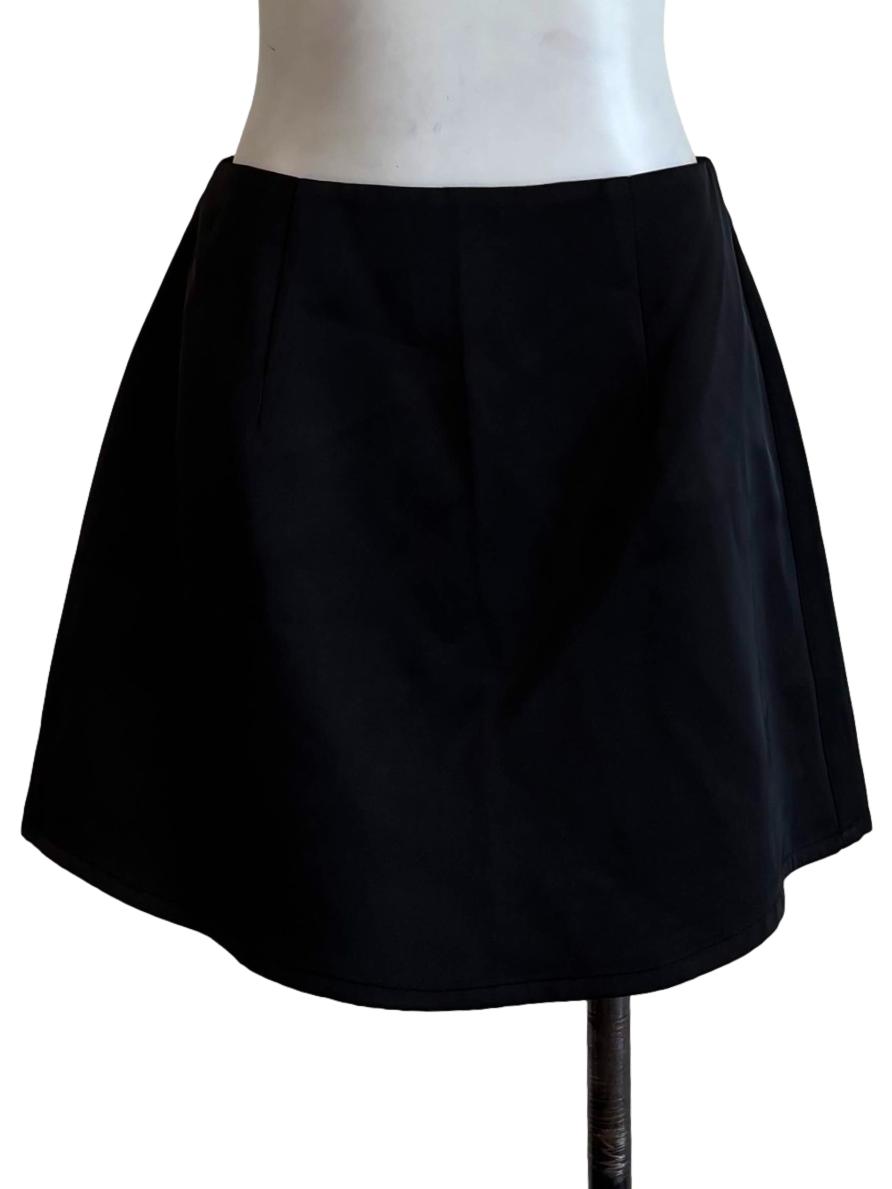 Soft Black Mini Skirt