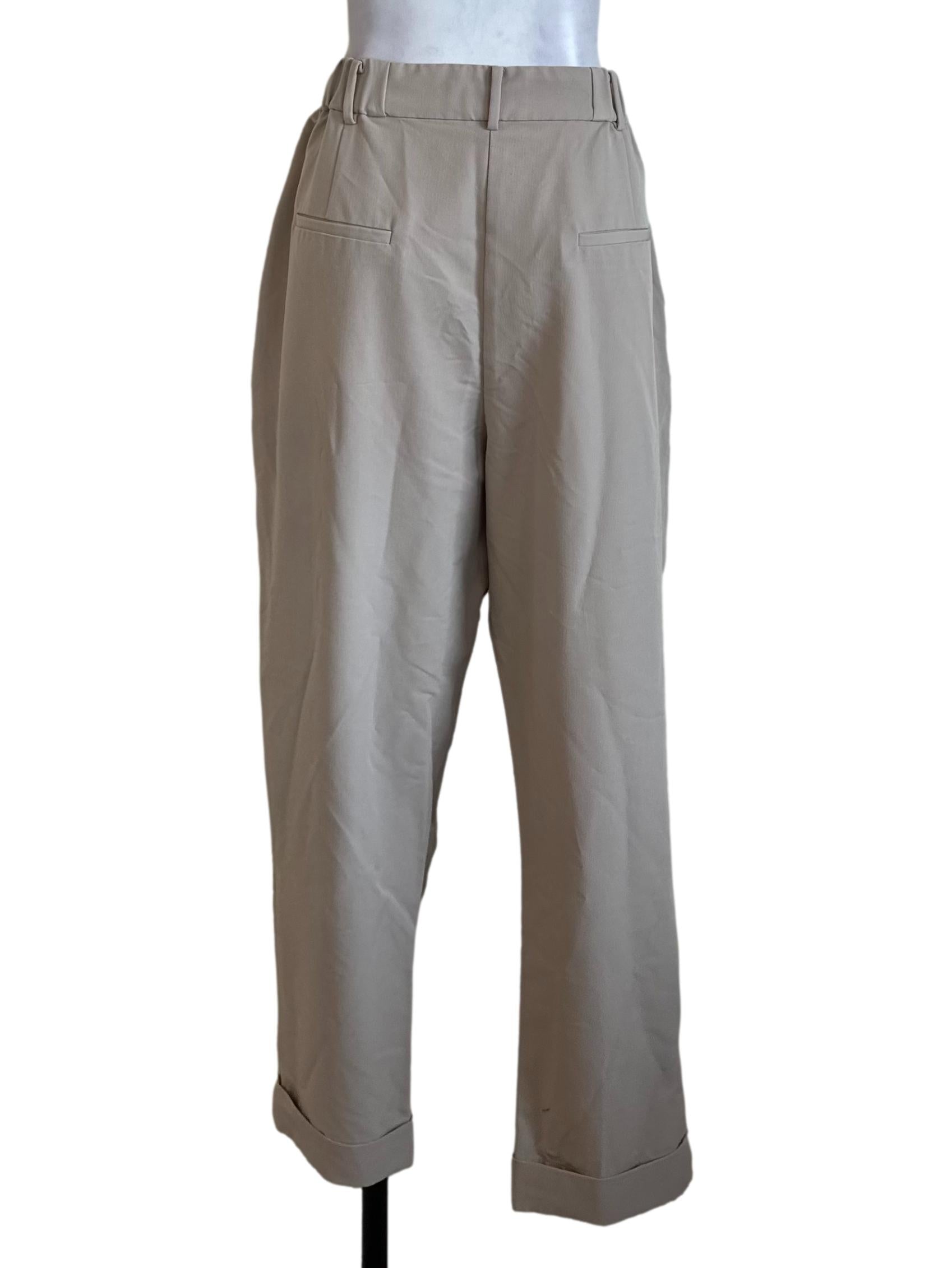 Sand Beige Formal Pants