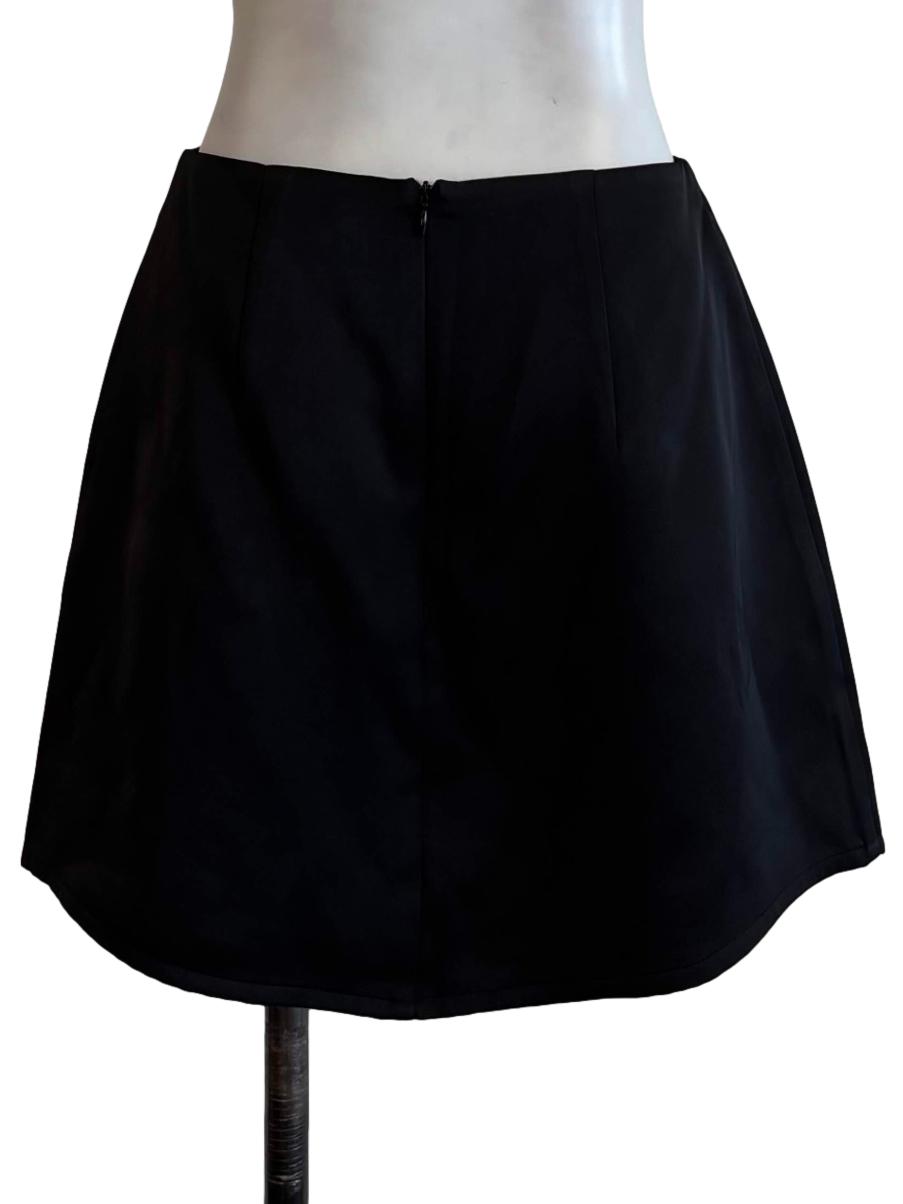 Soft Black Mini Skirt