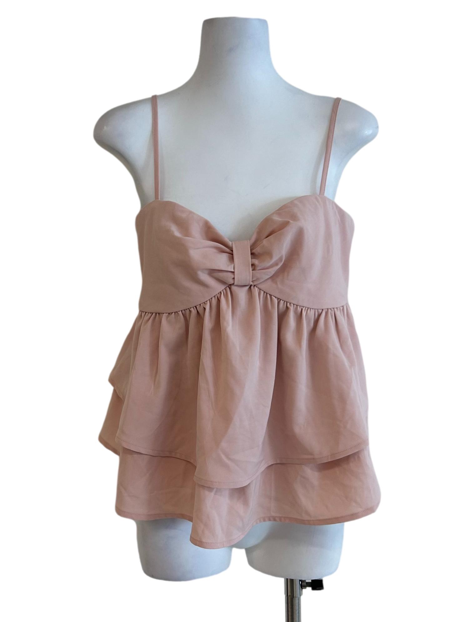 Blush Pink Spaghetti Strap Top