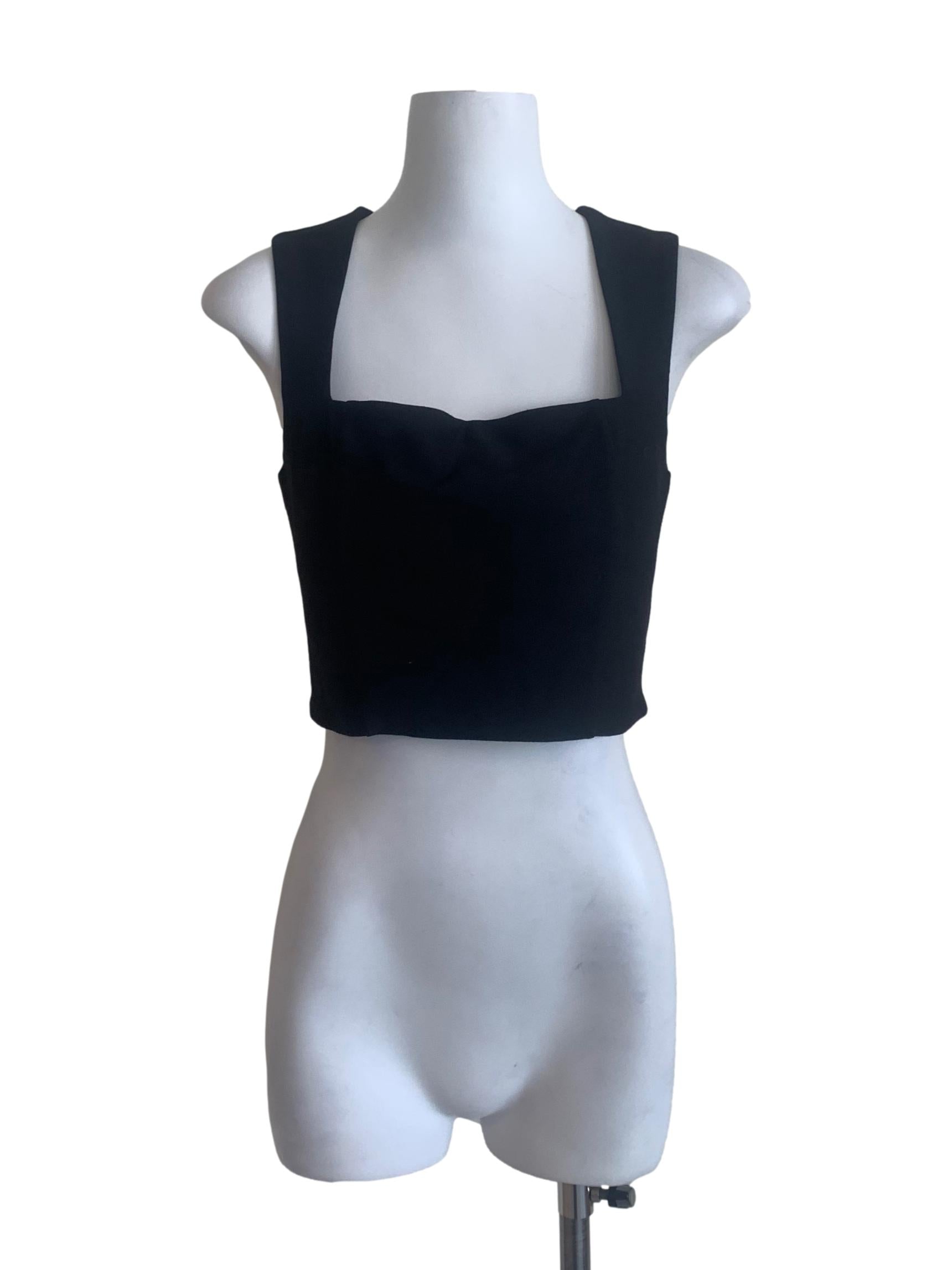 Oil Black Tank Top